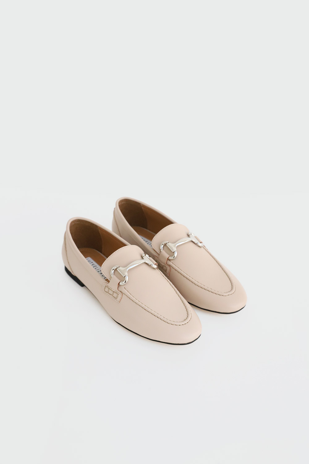 Allegra Metal Toka Detaylı Loafer Nude Kadın Babet
