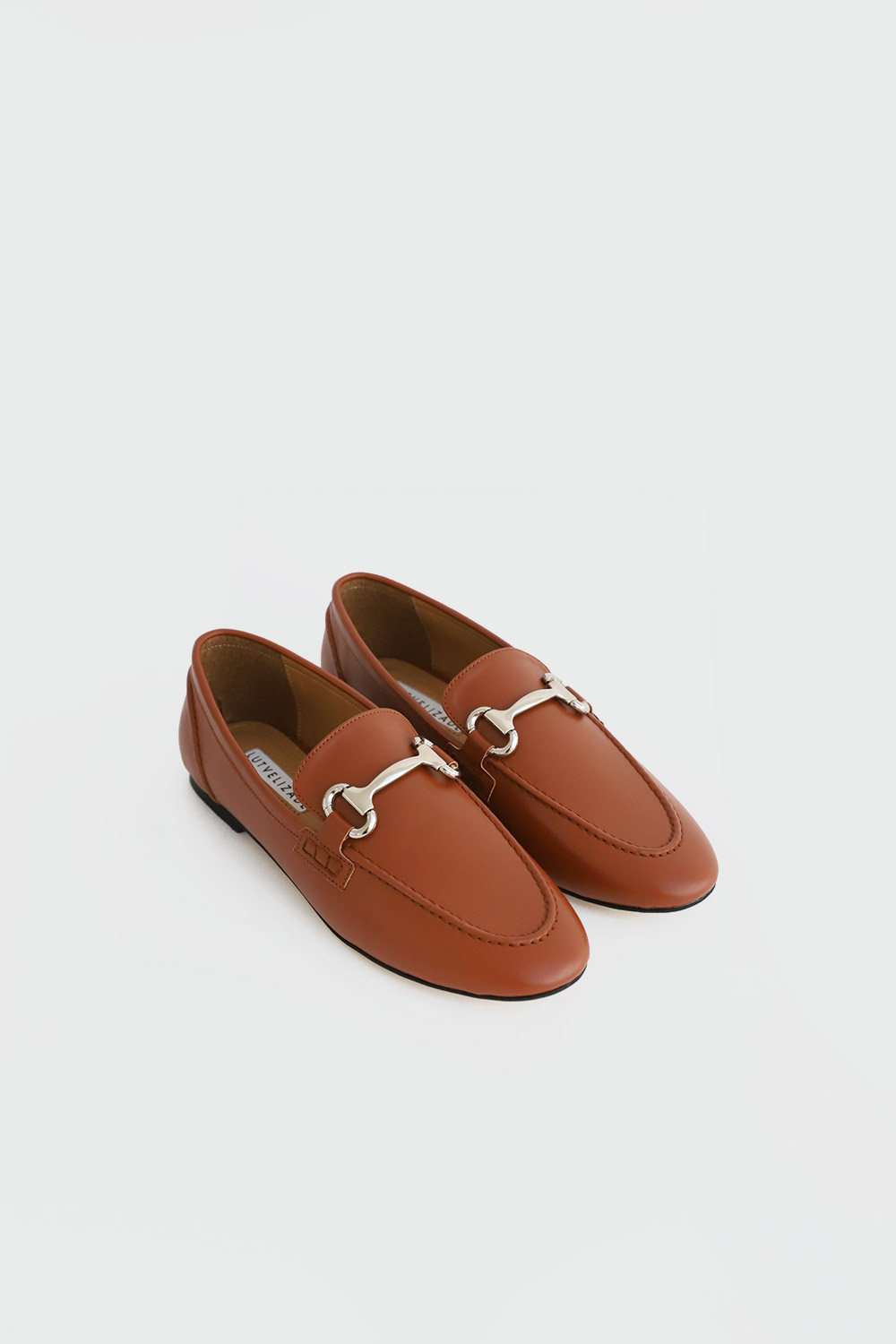 Allegra Metal Toka Detaylı Loafer Taba Kadın Babet
