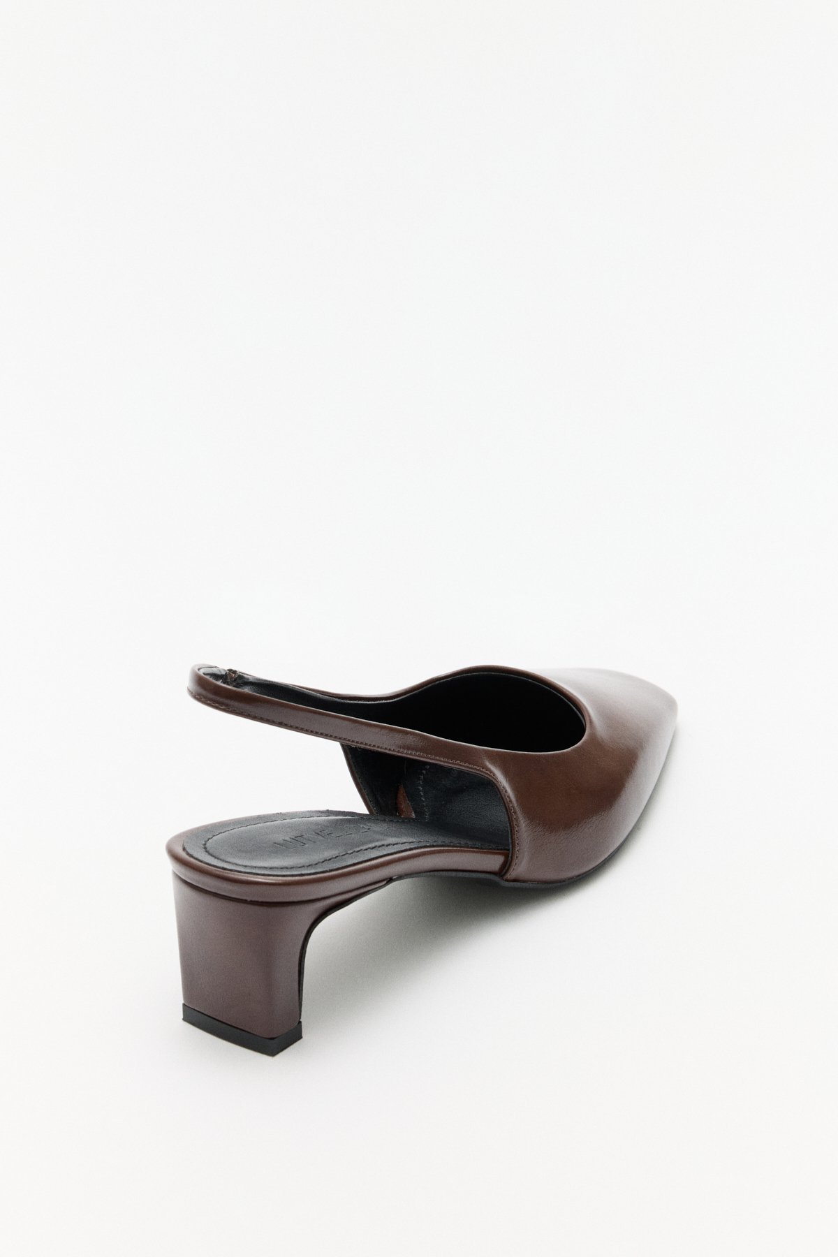 Asimetrik Küt Acı Kahve Kadın Topuklu