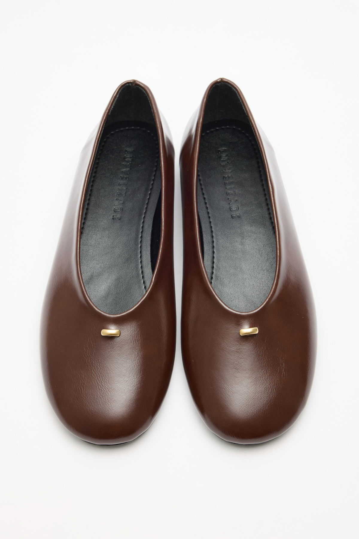 Oval Burun Minimal Toka Detaylı Acı Kahve Kadın Babet