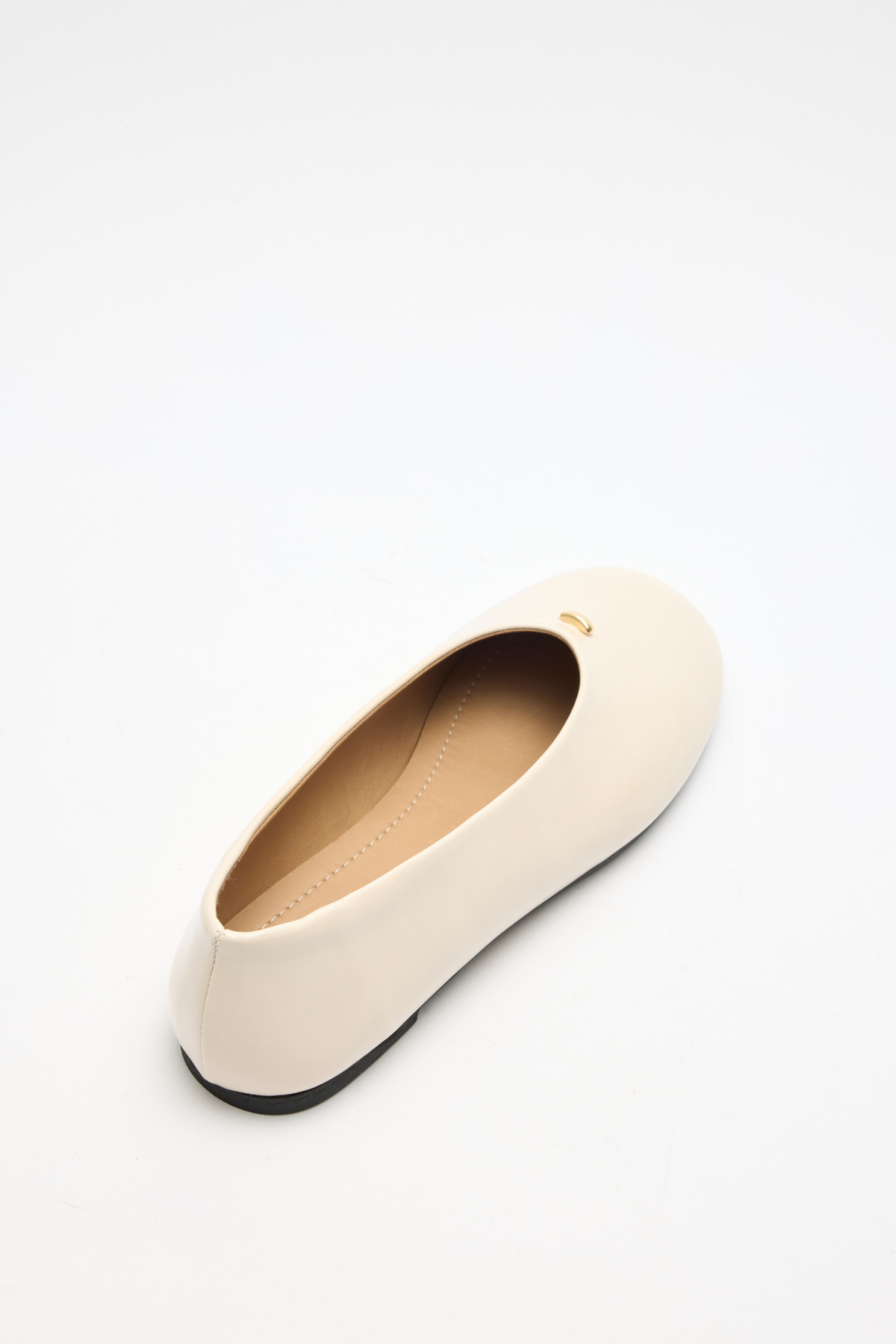 Oval Burun Minimal Toka Detaylı Kemik Kadın Babet