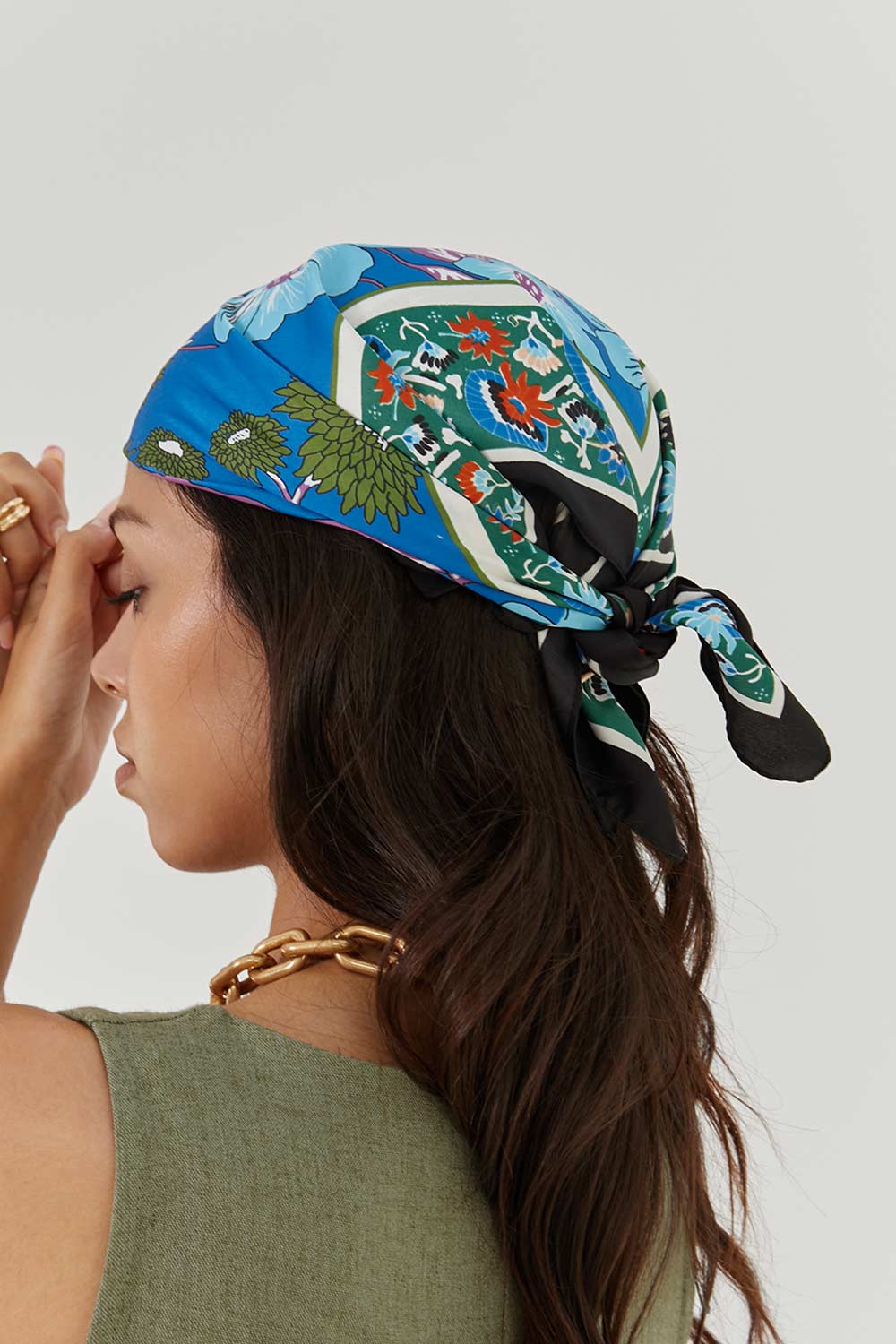 Bandana Açık Mavi Kadın Bandana