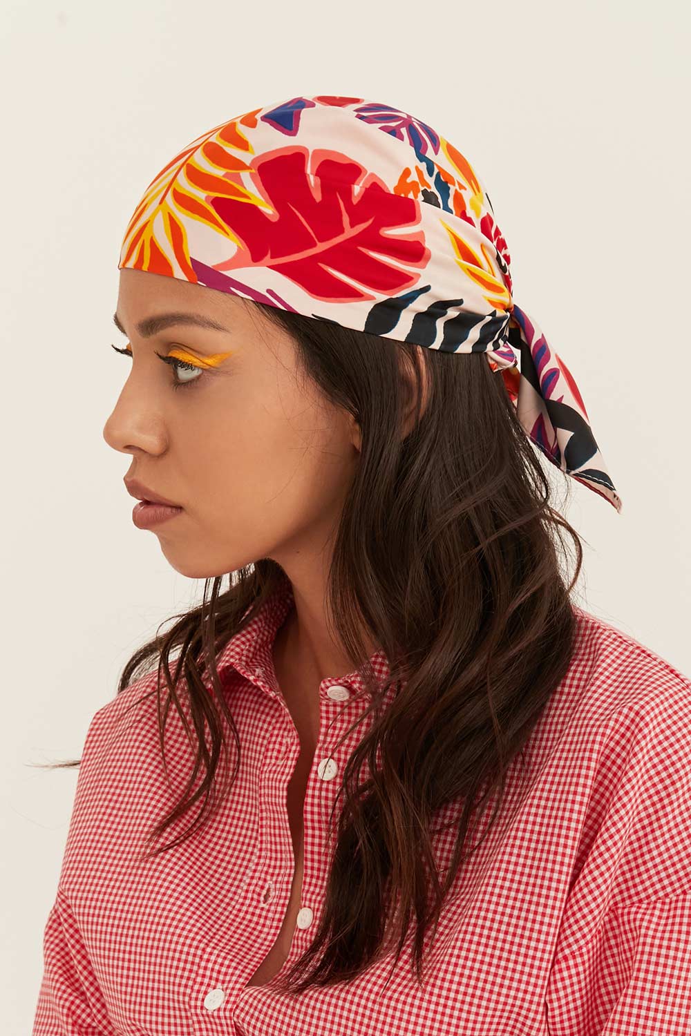 Bandana Renkli Kadın Bandana