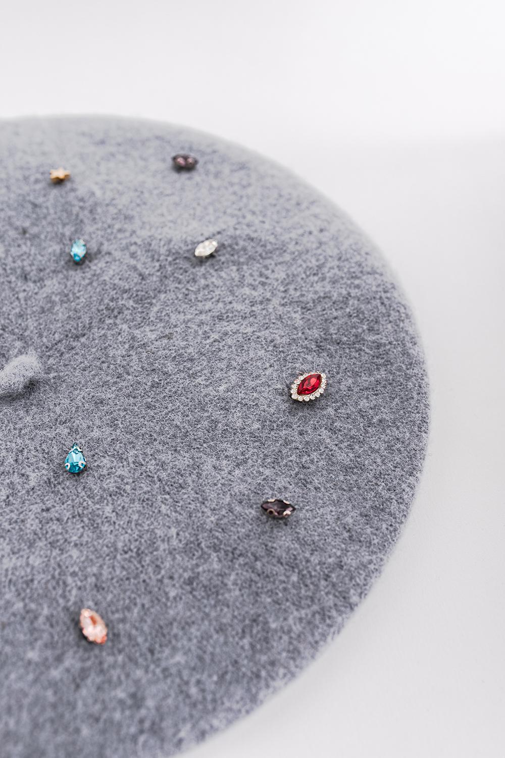 Bety Gri Kadın Şapka