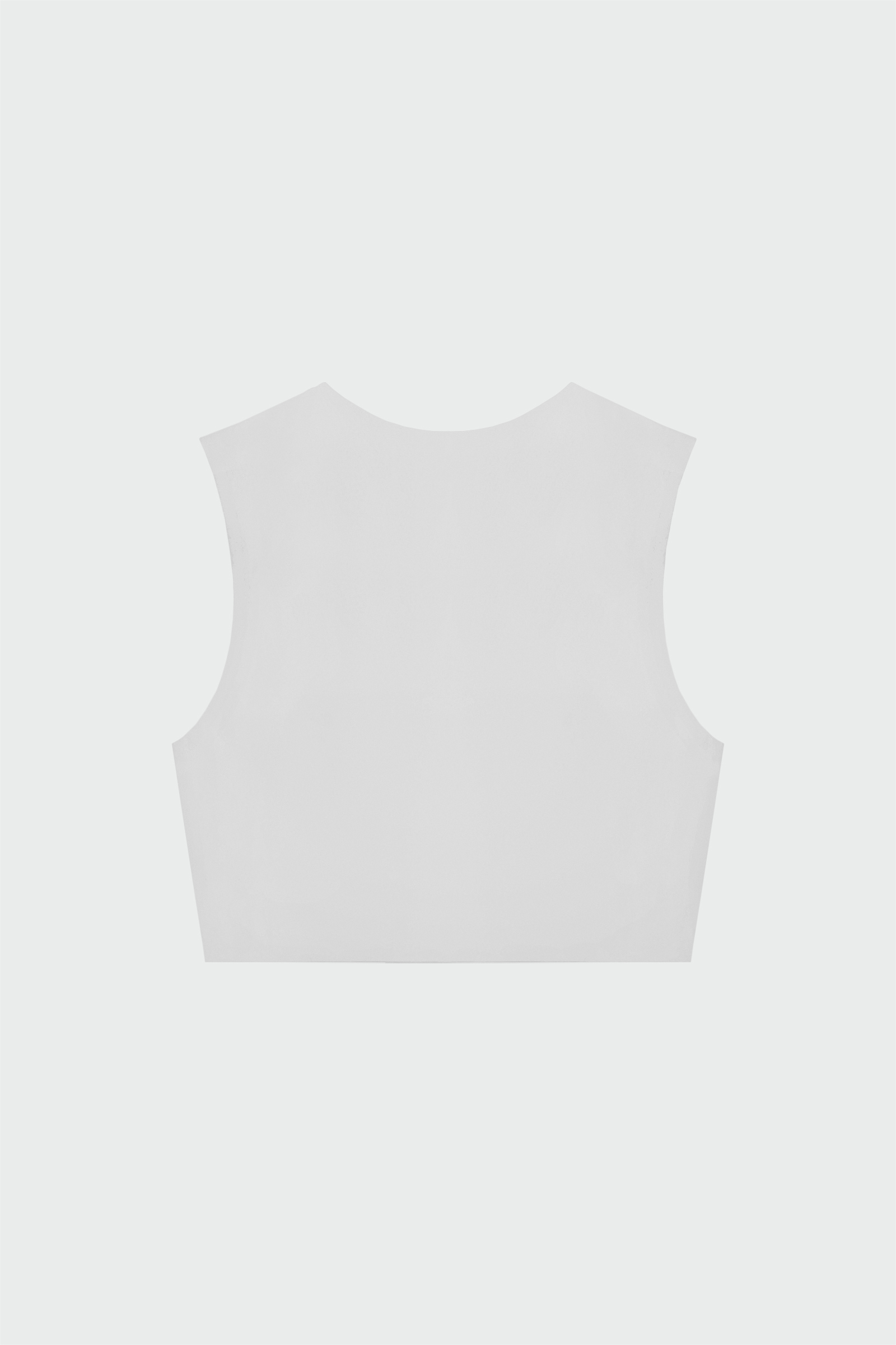 Biss Beyaz Kadın Crop Top