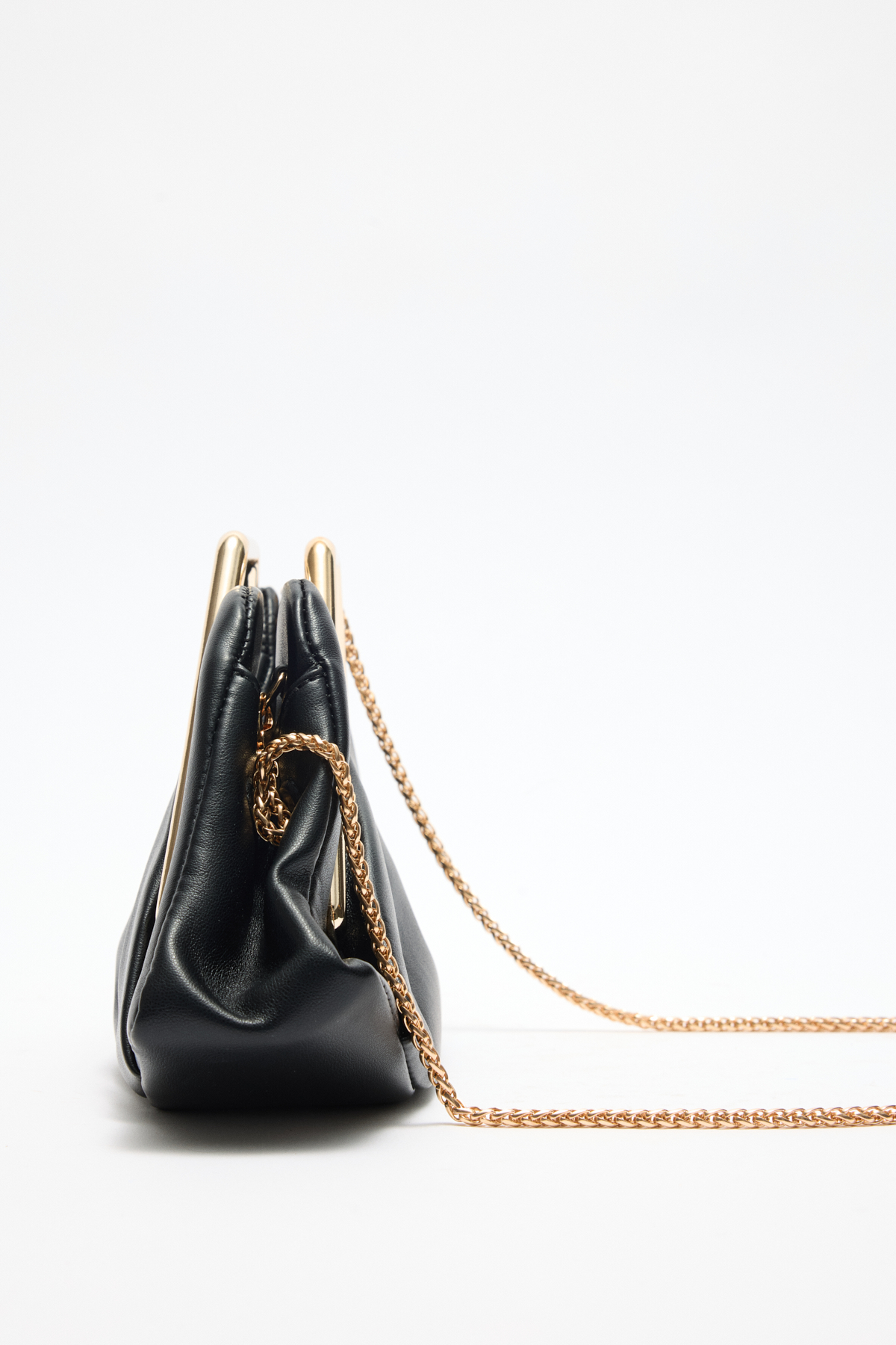 Geometrik Çerçeve Detaylı Siyah Kadın Çanta