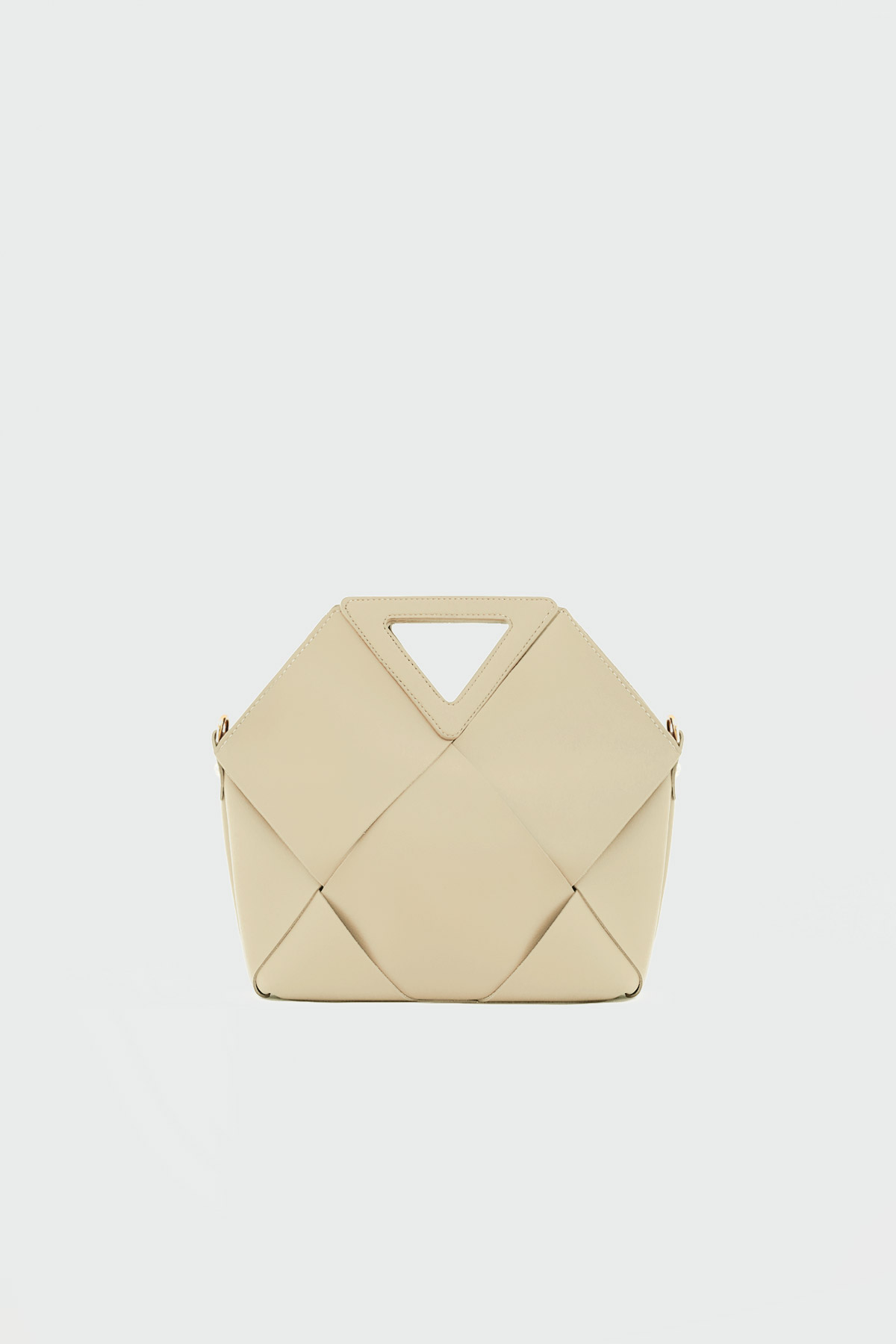 Çaprşrt Cream Kadın Çanta