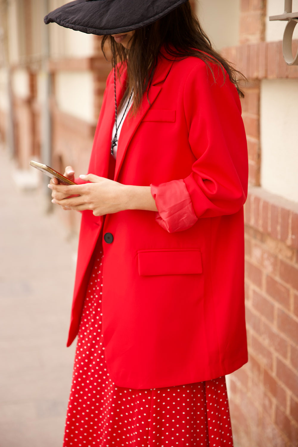 VATKALI BLAZER Kırmızı Kadın Ceket