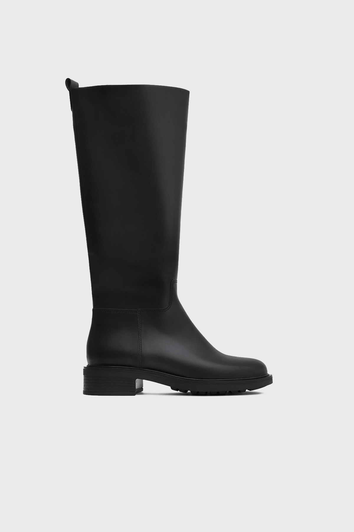 Dikişli Siyah Kadın Çizme