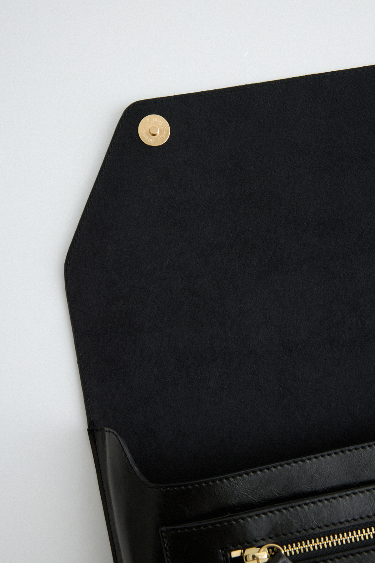 Çok Gözlü Clutch Siyah Kadın Çanta