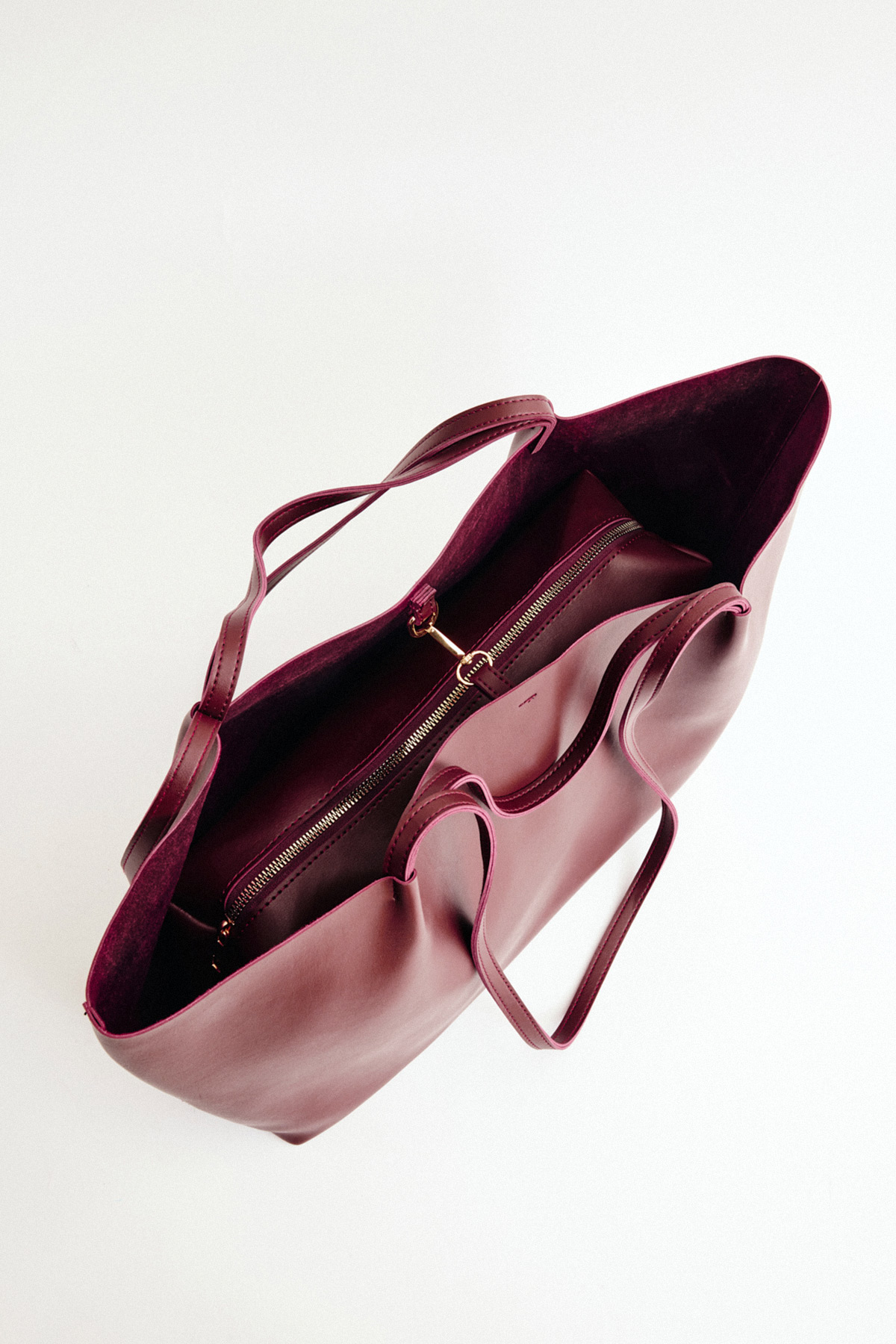 Çok Saplı Shopper Bordo Kadın Çanta
