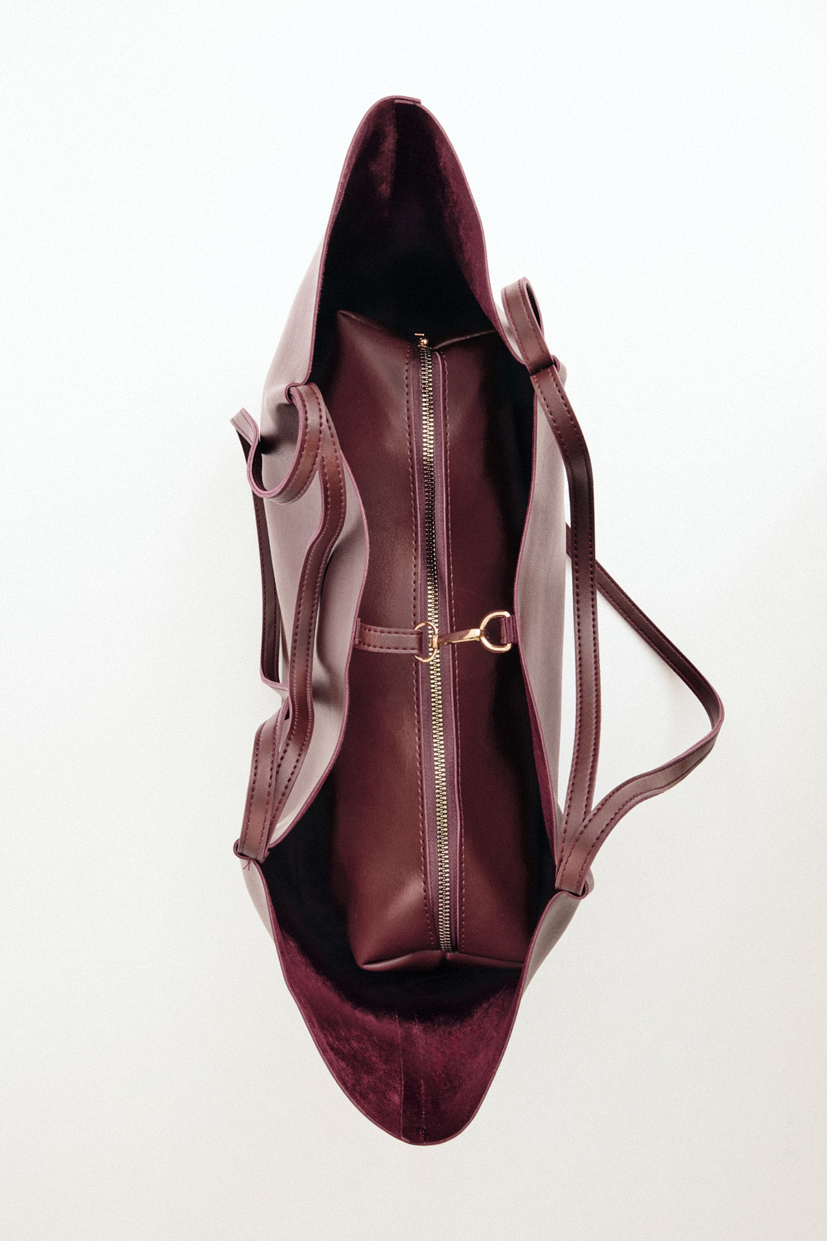 Çok Saplı Shopper Bordo Kadın Çanta