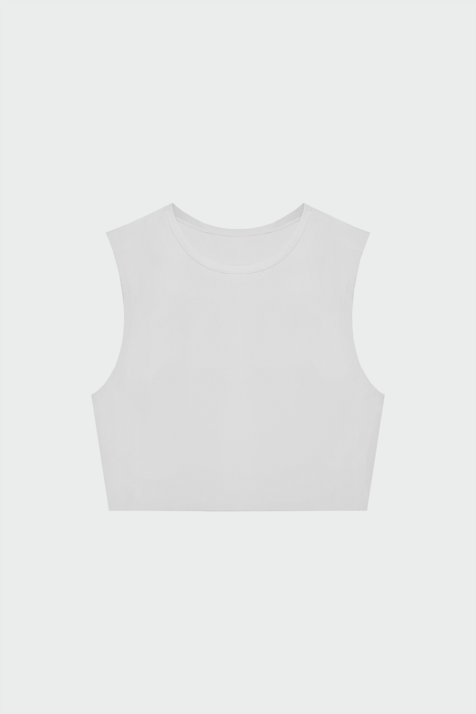 Biss Beyaz Kadın Crop Top