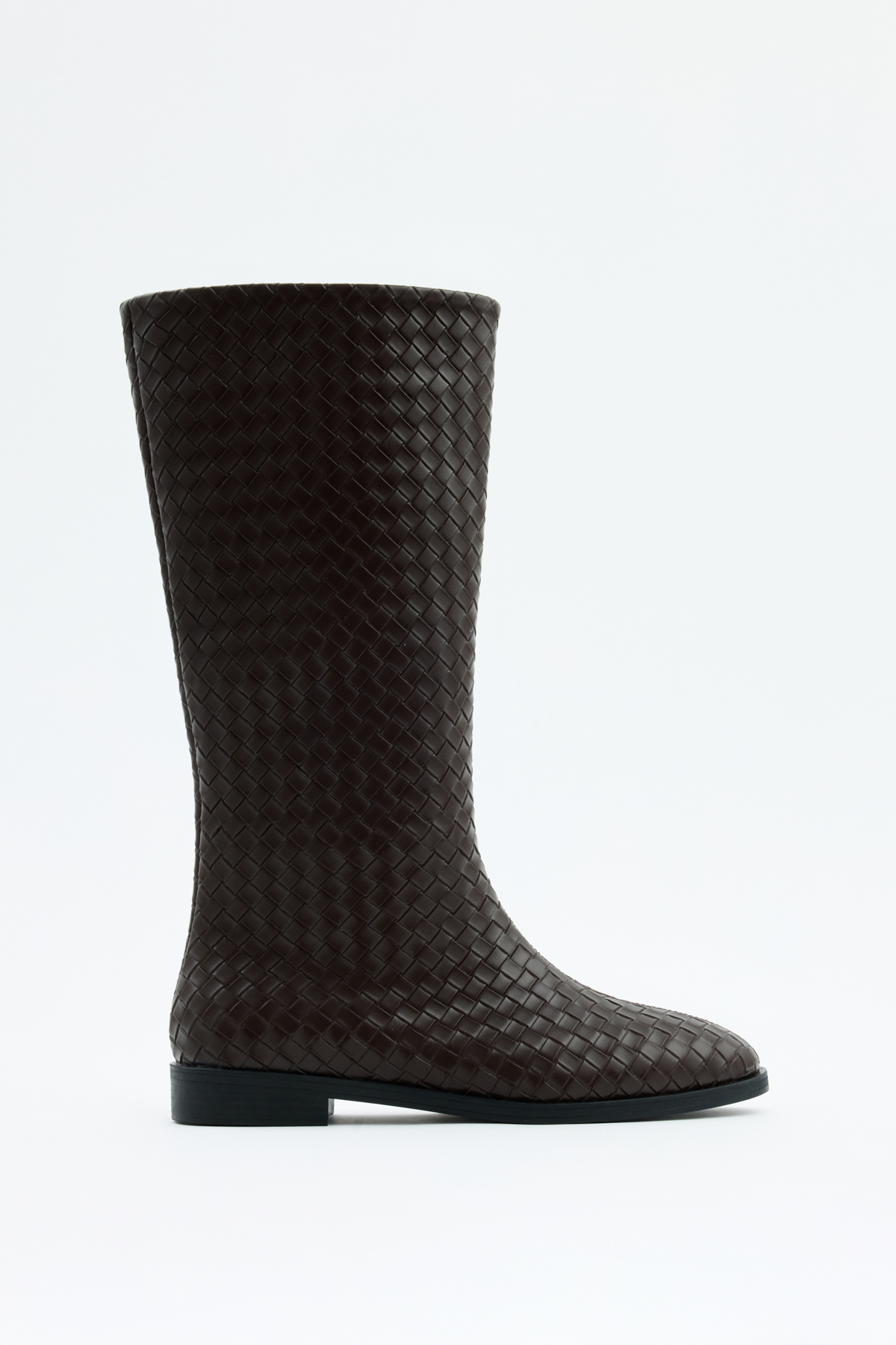 Desenli Binici Acı Kahve Örgü Kadın Çizme