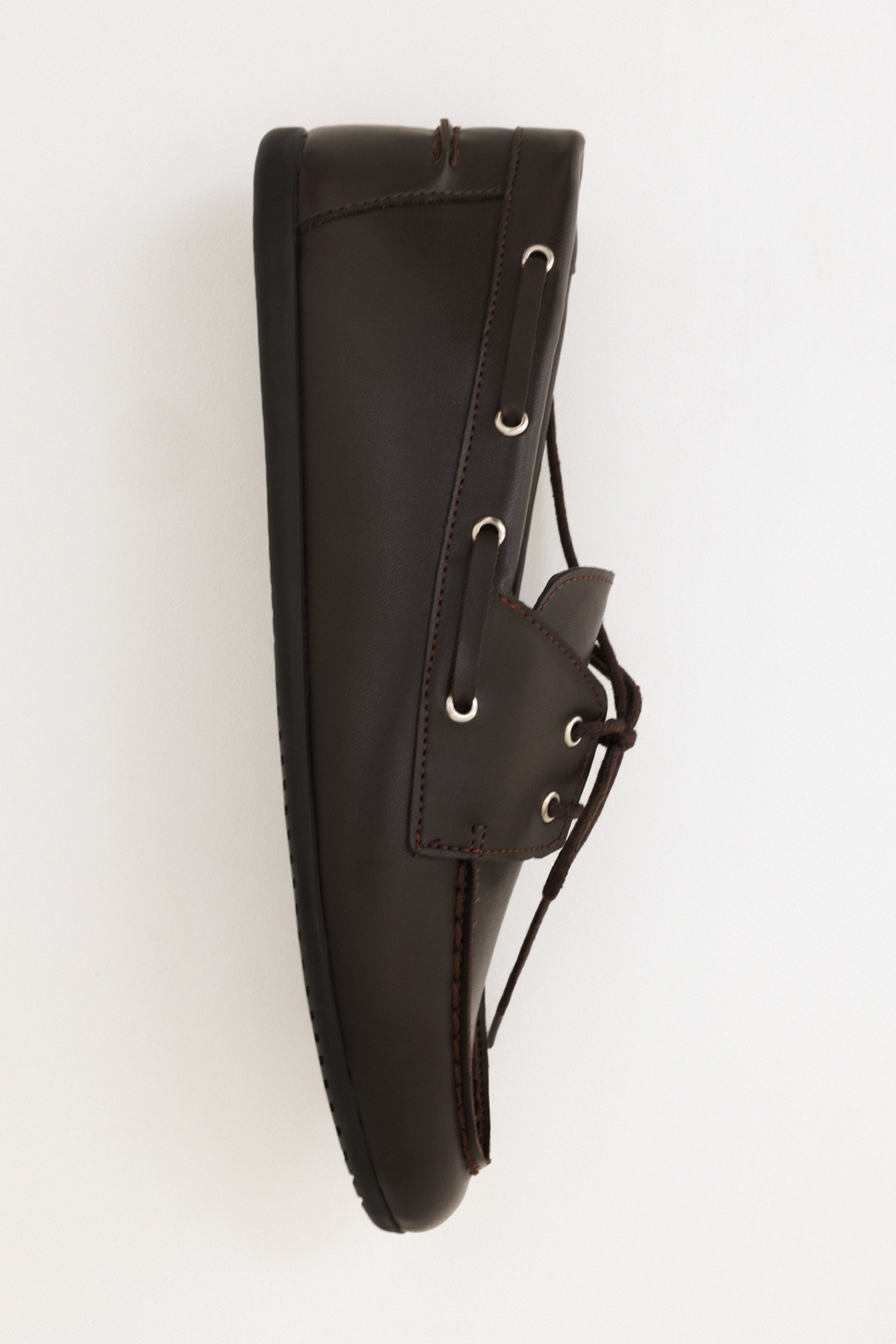 Fiyonk Detaylı Loafer Acı Kahve Kadın Babet