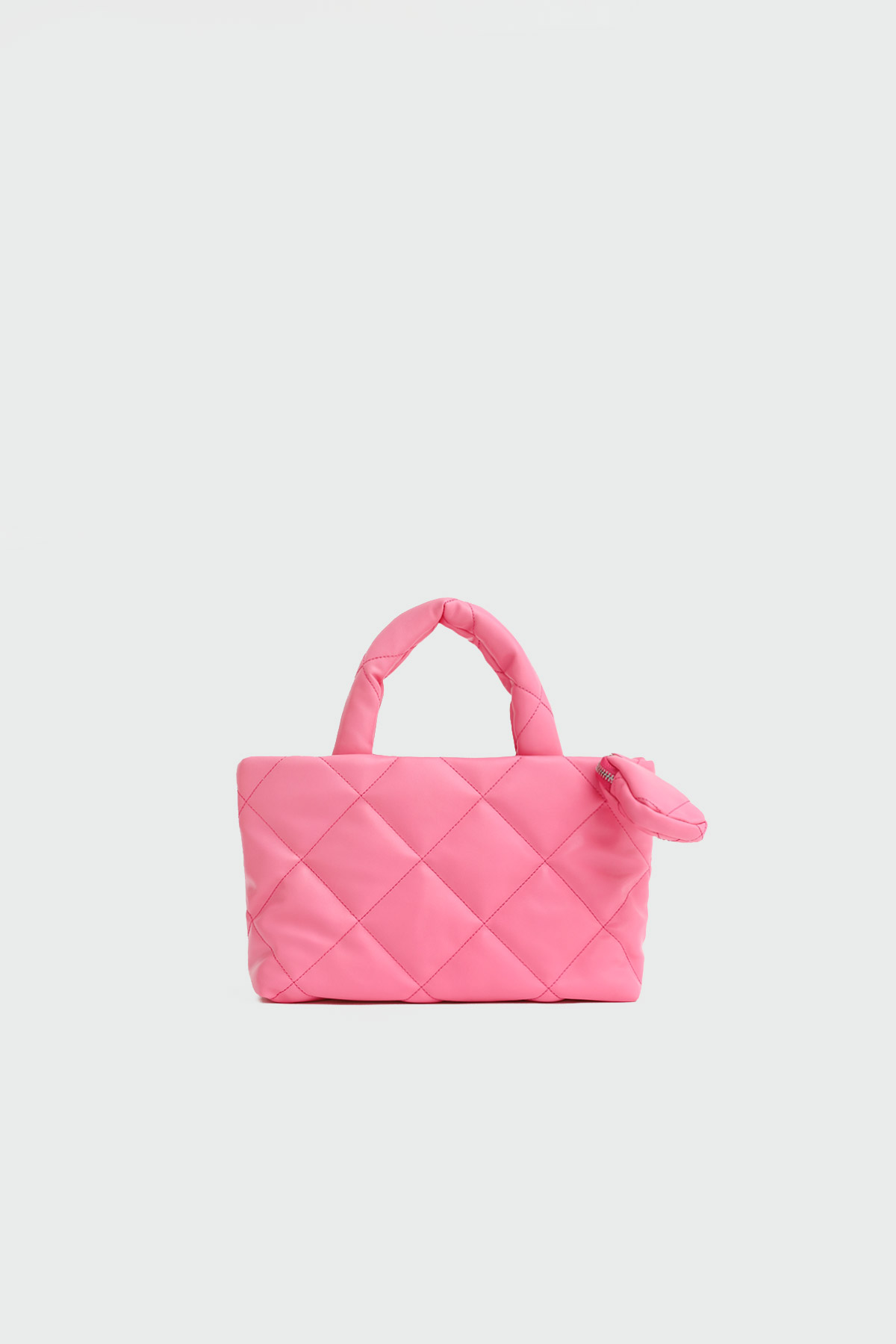 Floryn Mini Cüzdanlı Kapitone Pembe Kadın Çanta