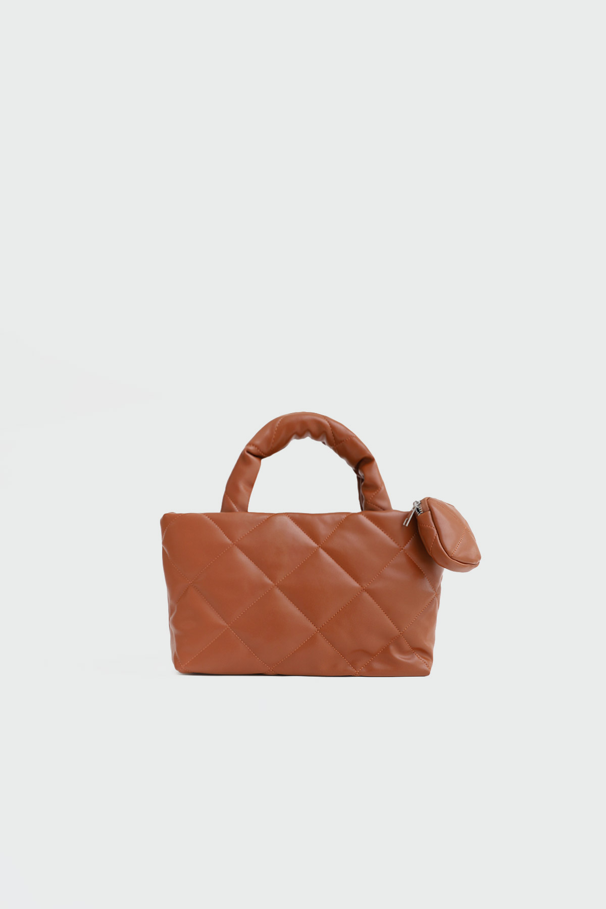 Floryn Mini Cüzdanlı Kapitone Taba Kadın Çanta