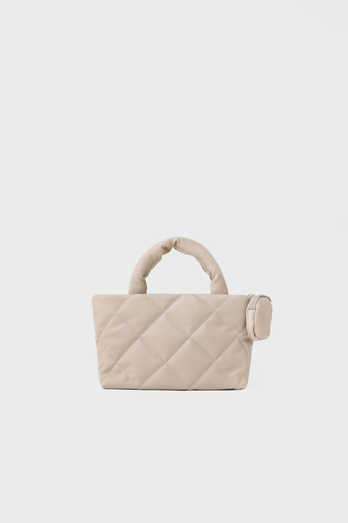 Floryn Mini Cüzdanlı Kapitone Vizon Kadın Çanta