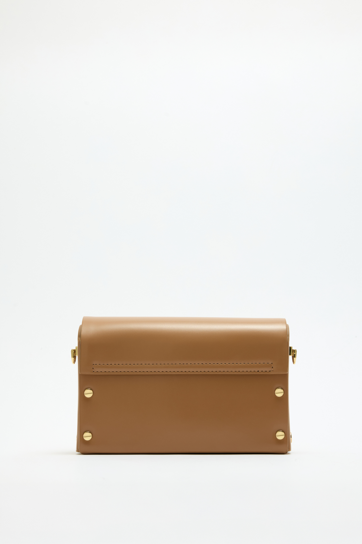 Gold Kilit Detaylı Camel Kadın Çanta