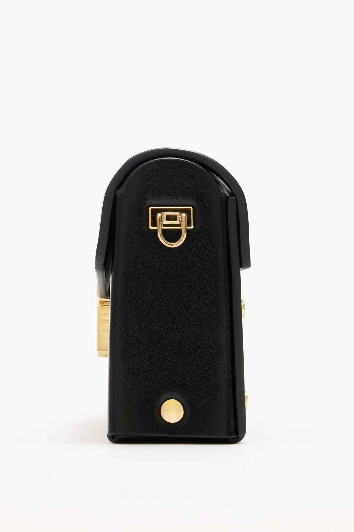 Gold Kilit Detaylı Siyah Kadın Çanta