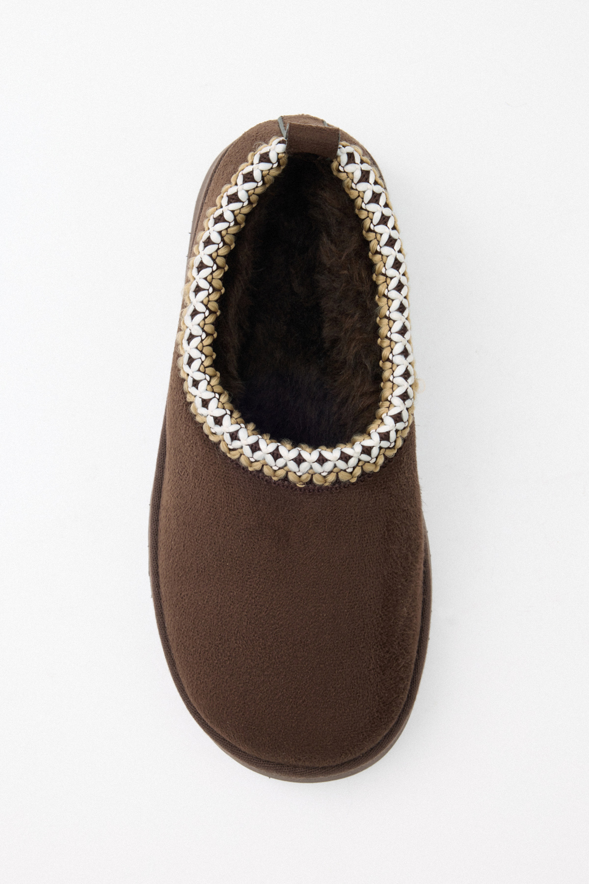 İçi Kürklü İşleme Detaylı Acı Kahve Süet Kadın Bot