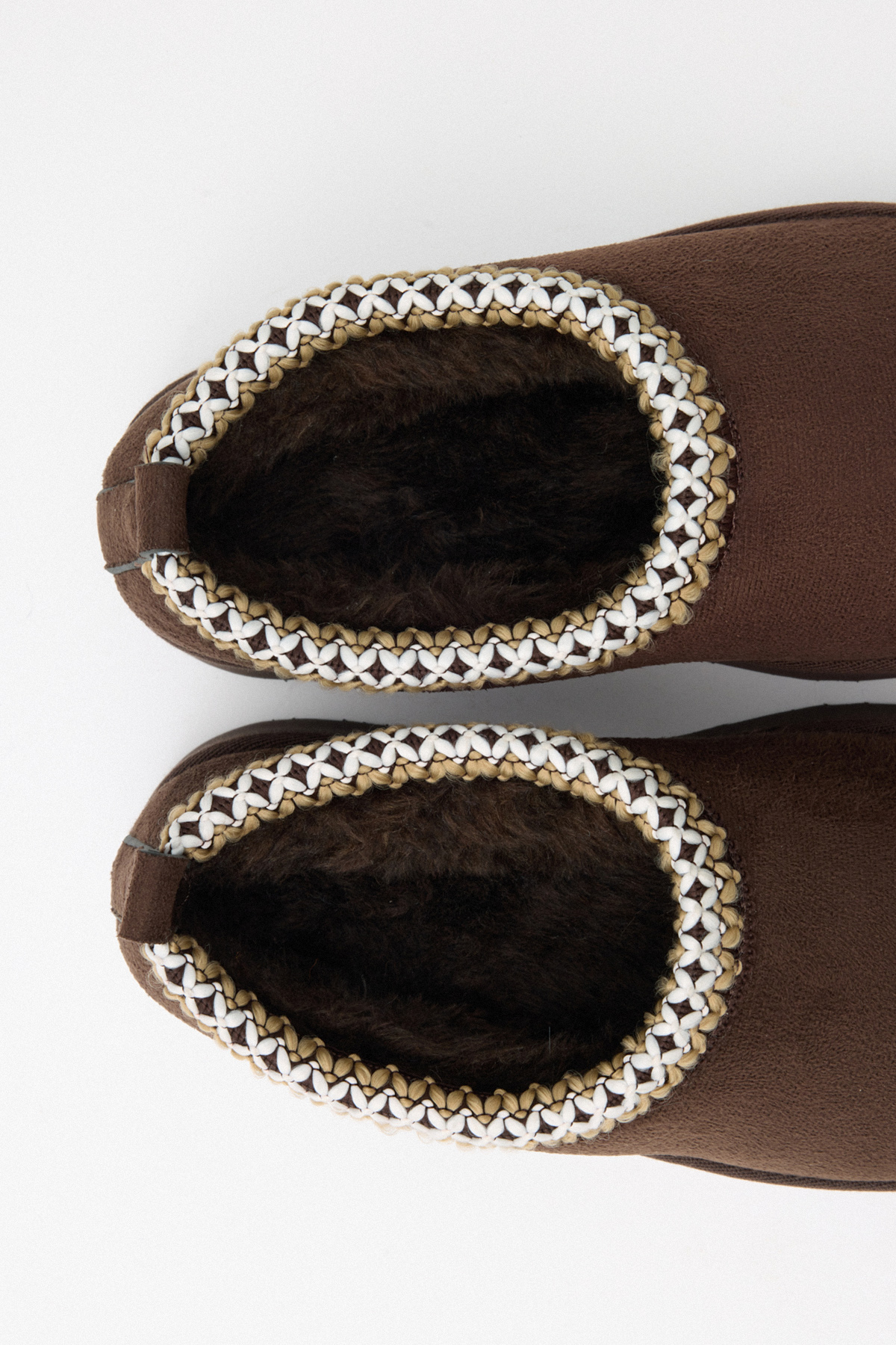 İçi Kürklü İşleme Detaylı Acı Kahve Süet Kadın Bot