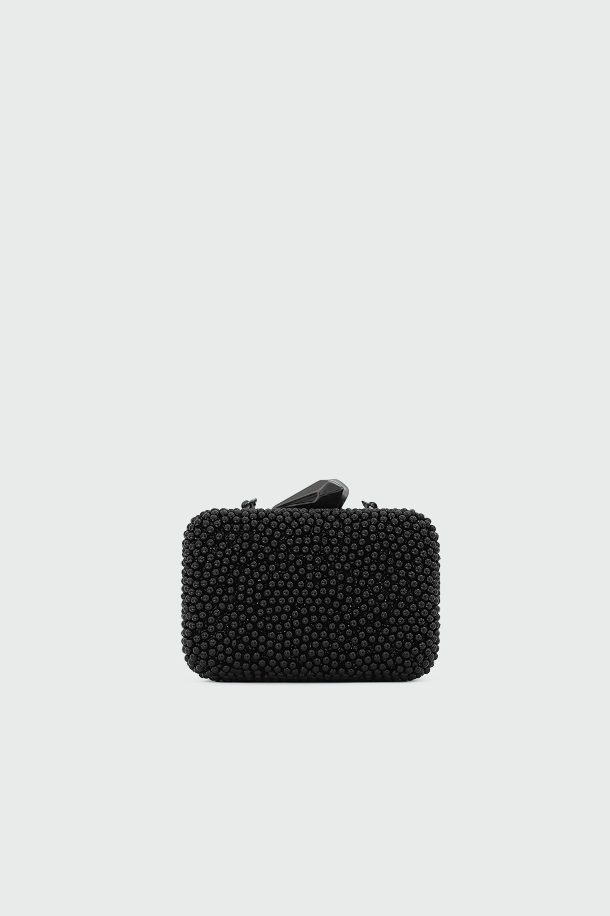 İncili Clutch Siyah Kadın Çanta