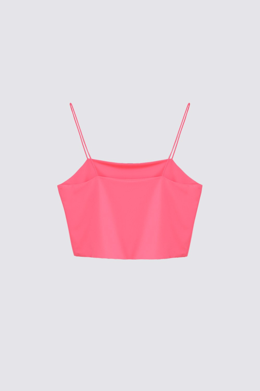 İP ASKILI Fuşya Kadın Crop Top