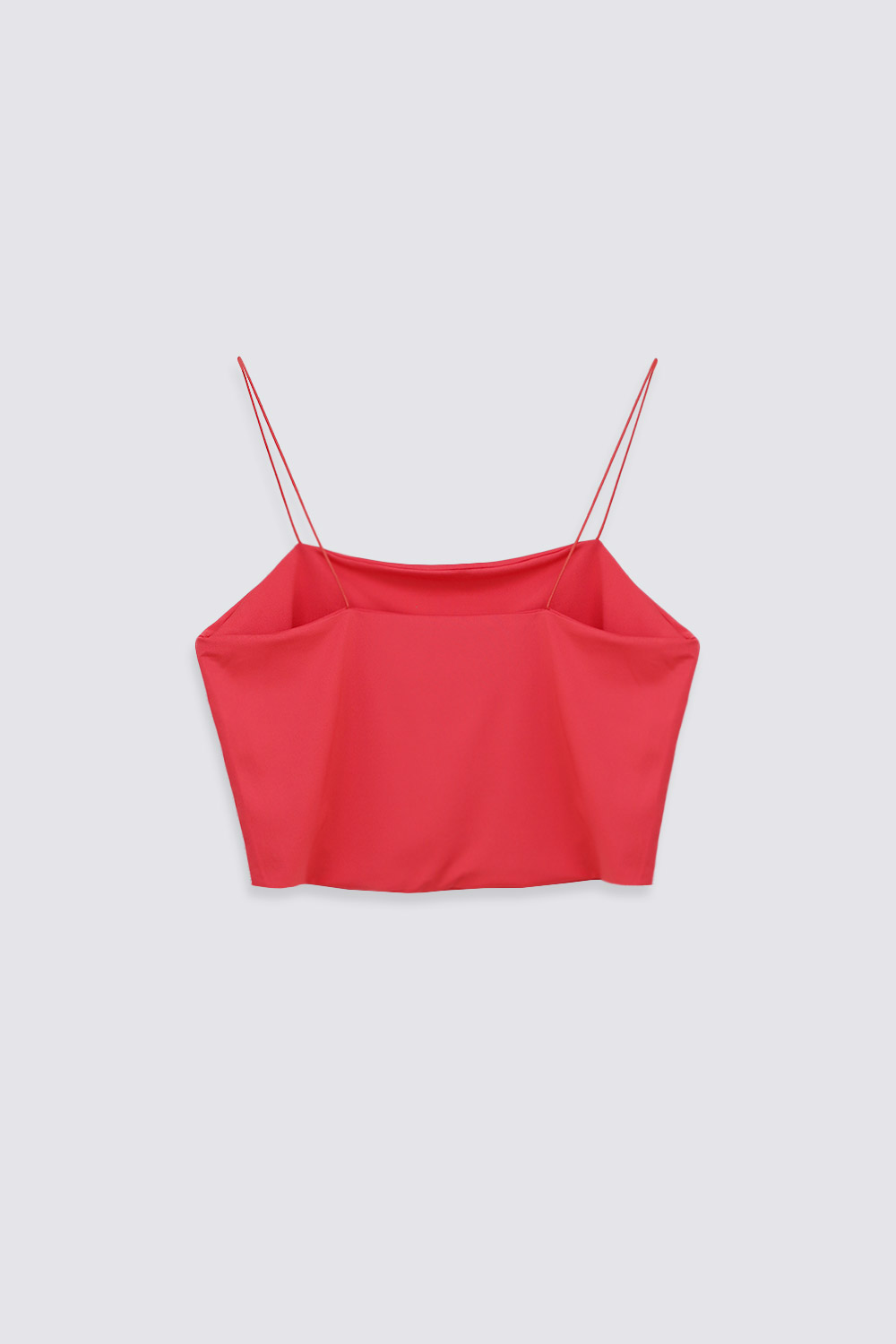 İP ASKILI Kırmızı Kadın Crop Top