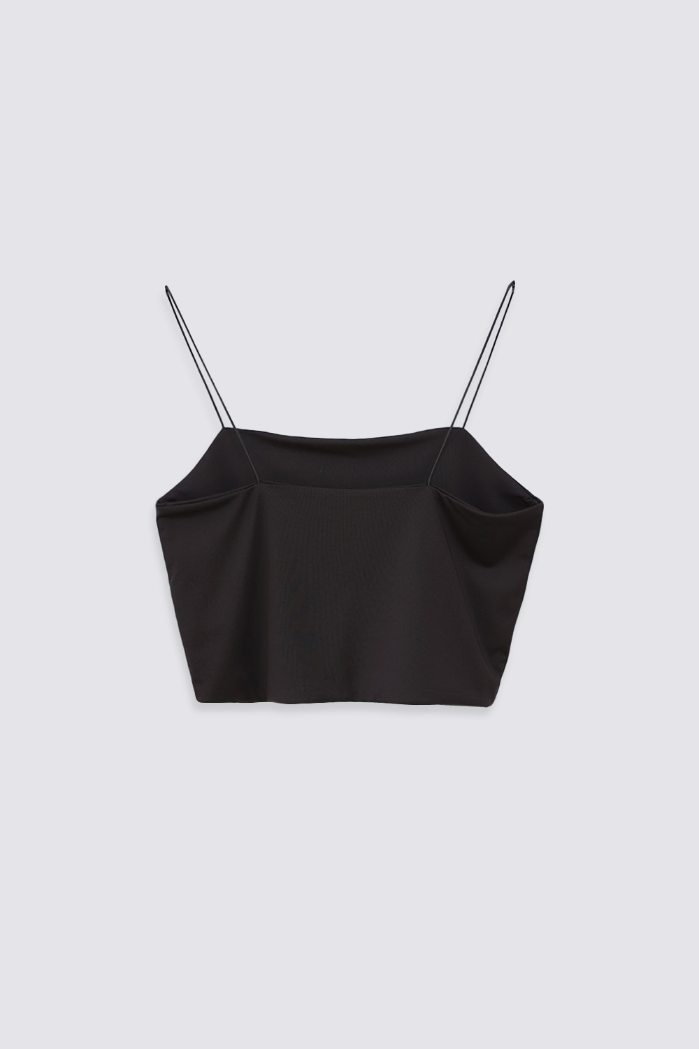 İP ASKILI Siyah Kadın Crop Top