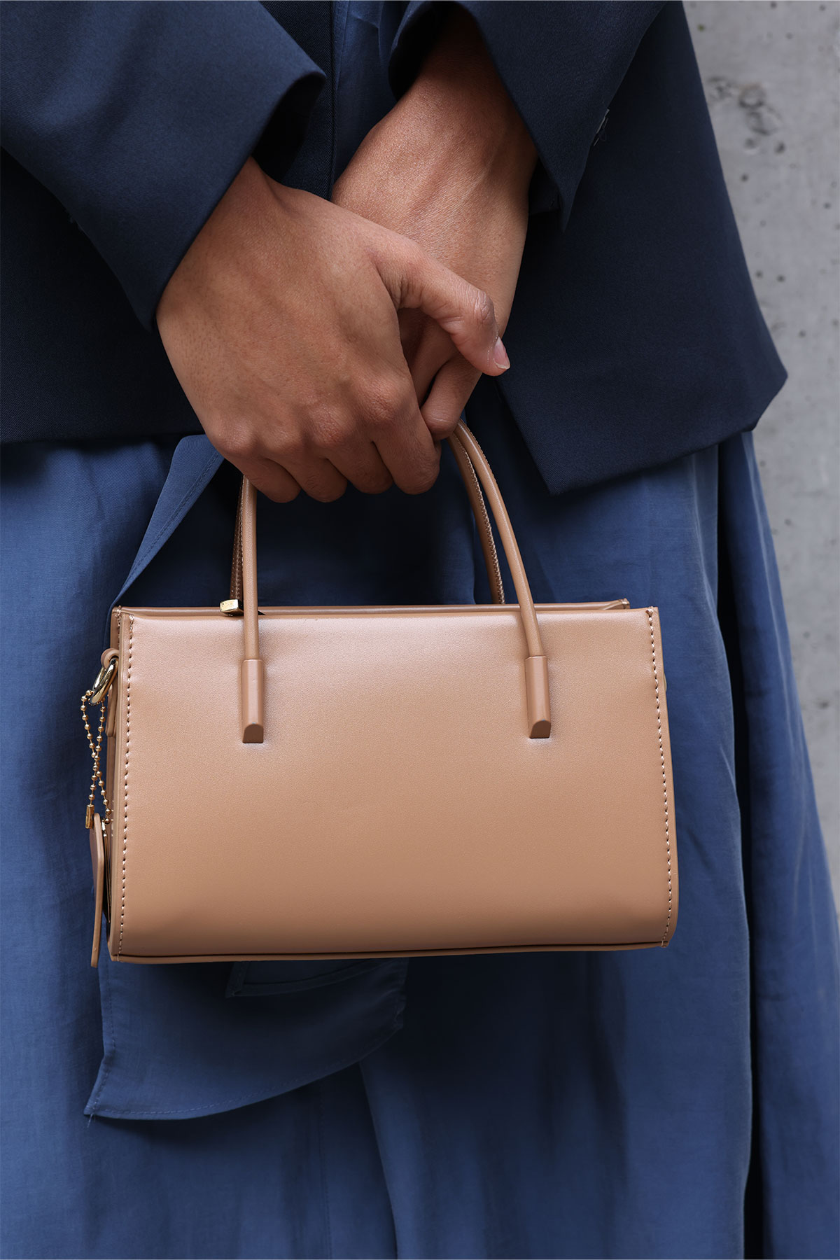 Klasik Kesim Camel Kadın Çanta