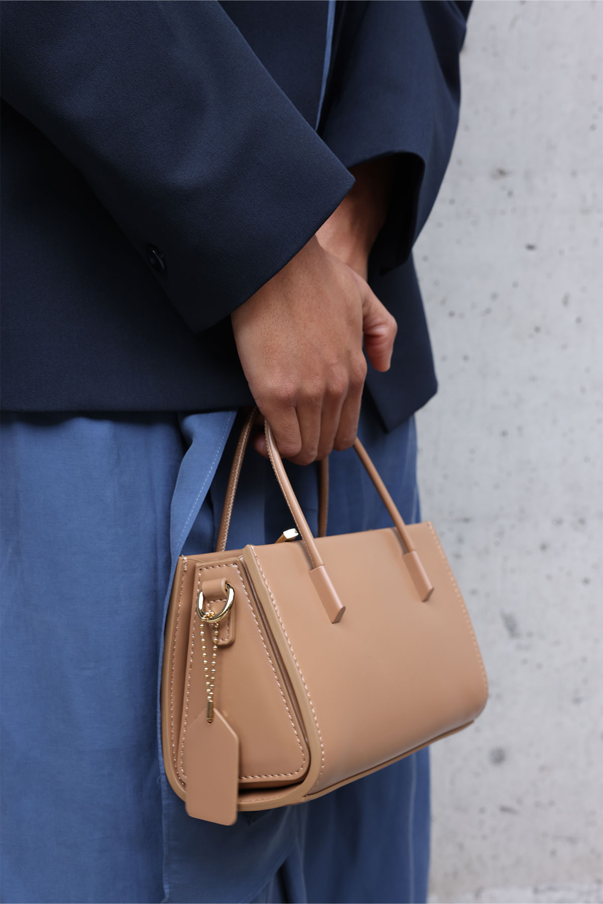 Klasik Kesim Camel Kadın Çanta