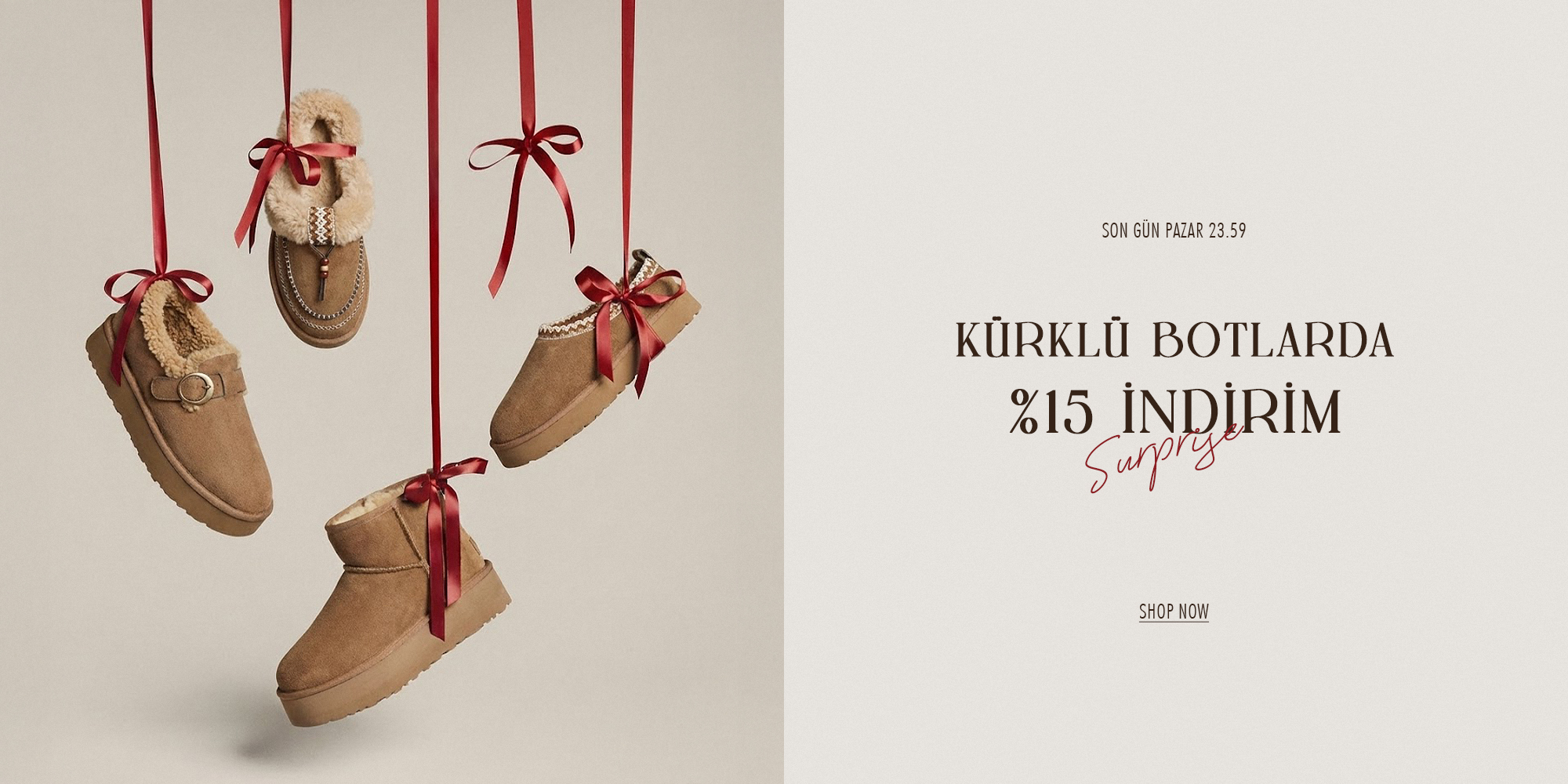 Kürklü Botlarda %15 İndirim!