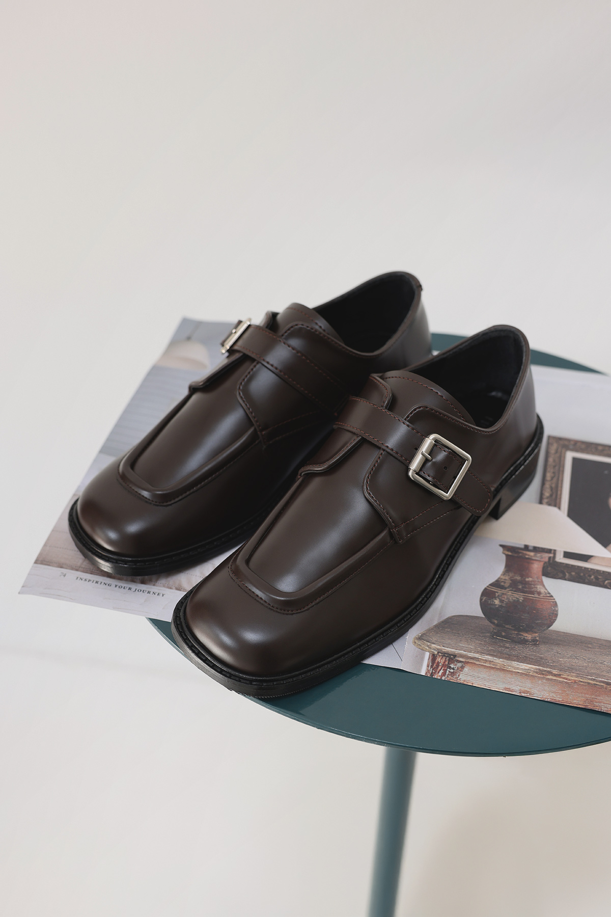 Kemer Detaylı Loafer Acı Kahve Kadın Babet