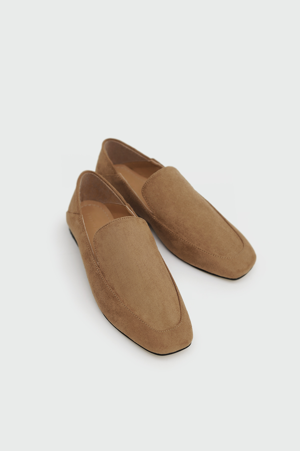 Loafer Camel Süet Kadın Babet