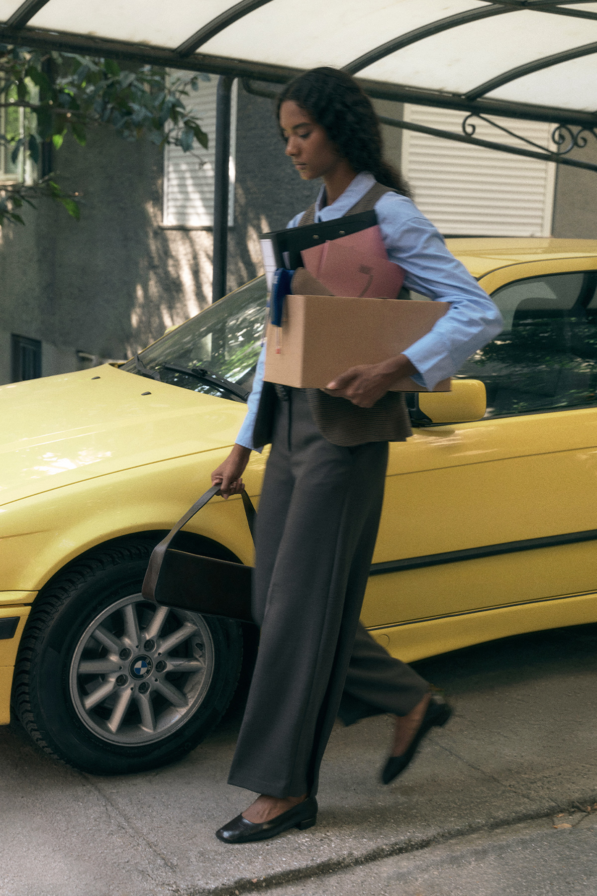 Mini Topuklu Acı Kahve Kadın Babet