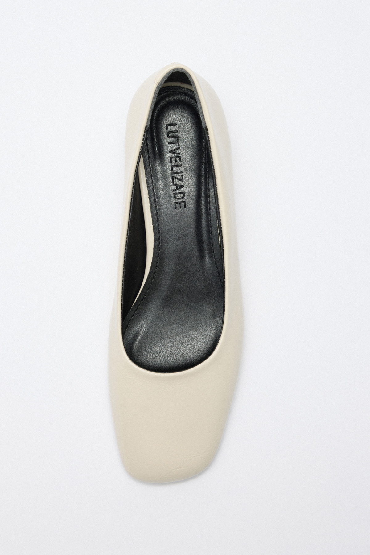 Mini Topuklu Kemik Kadın Babet