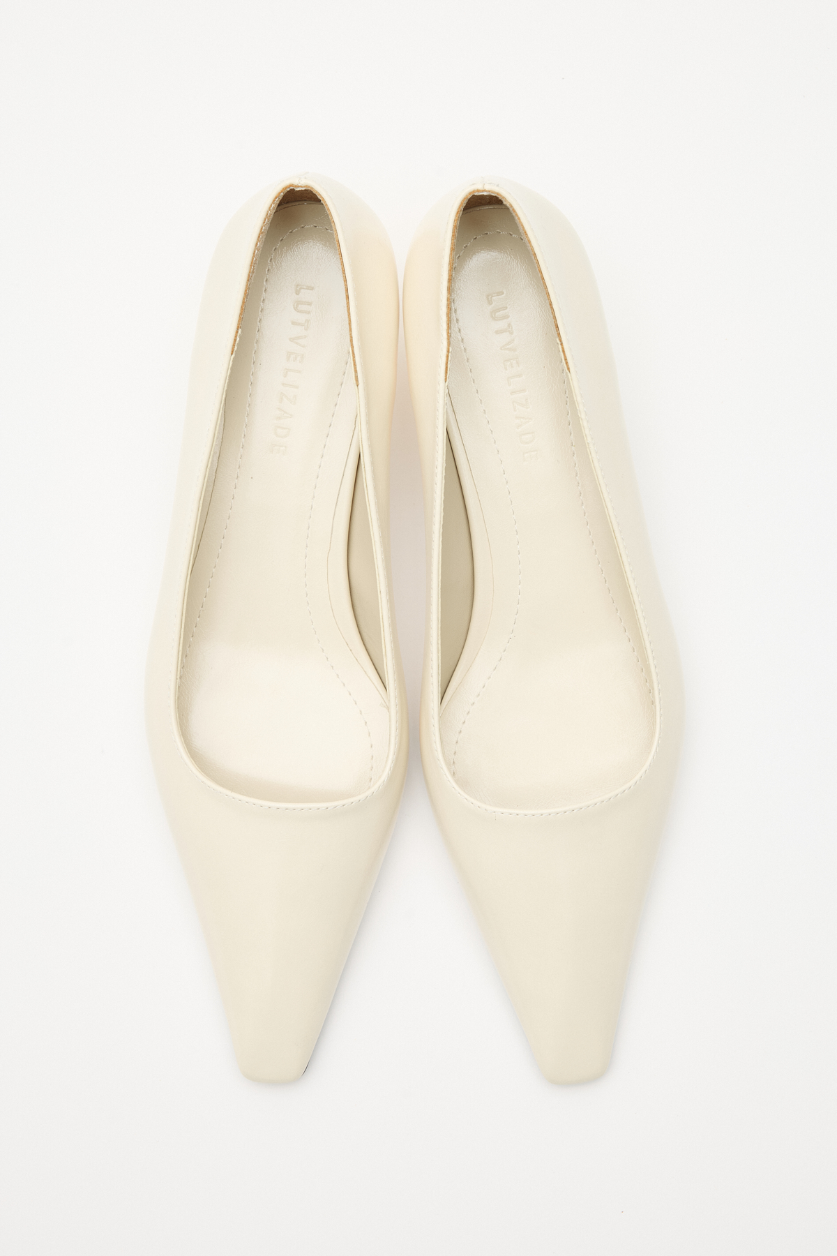 Minimal Küt Burun Kemik Kadın Topuklu