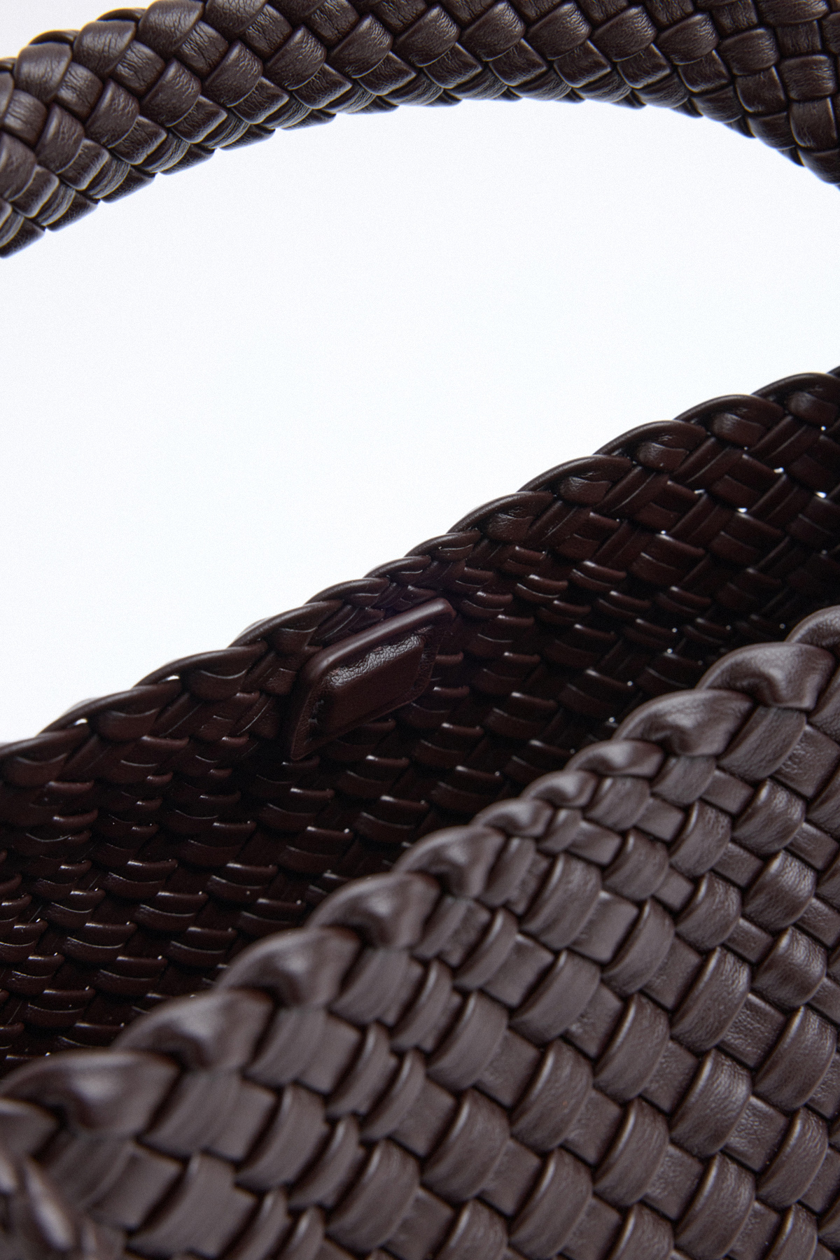 Örgülü Acı Kahve Kadın Çanta