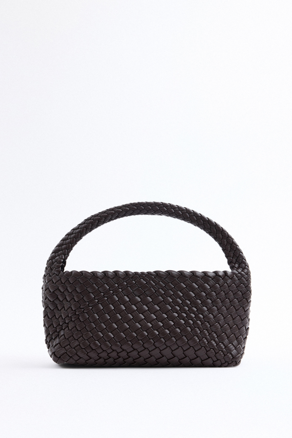 Örgülü Acı Kahve Kadın Çanta