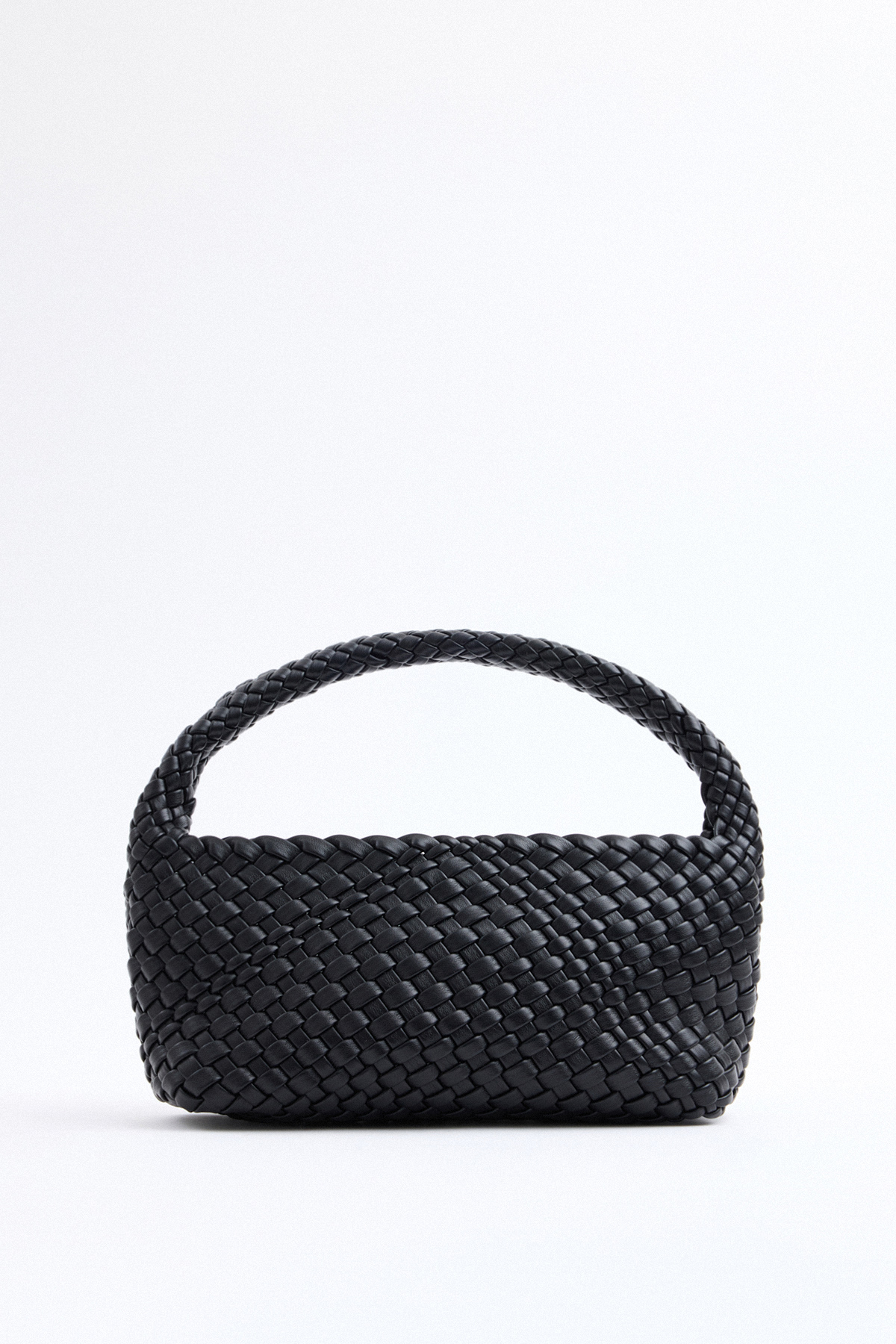 Örgülü Siyah Kadın Çanta