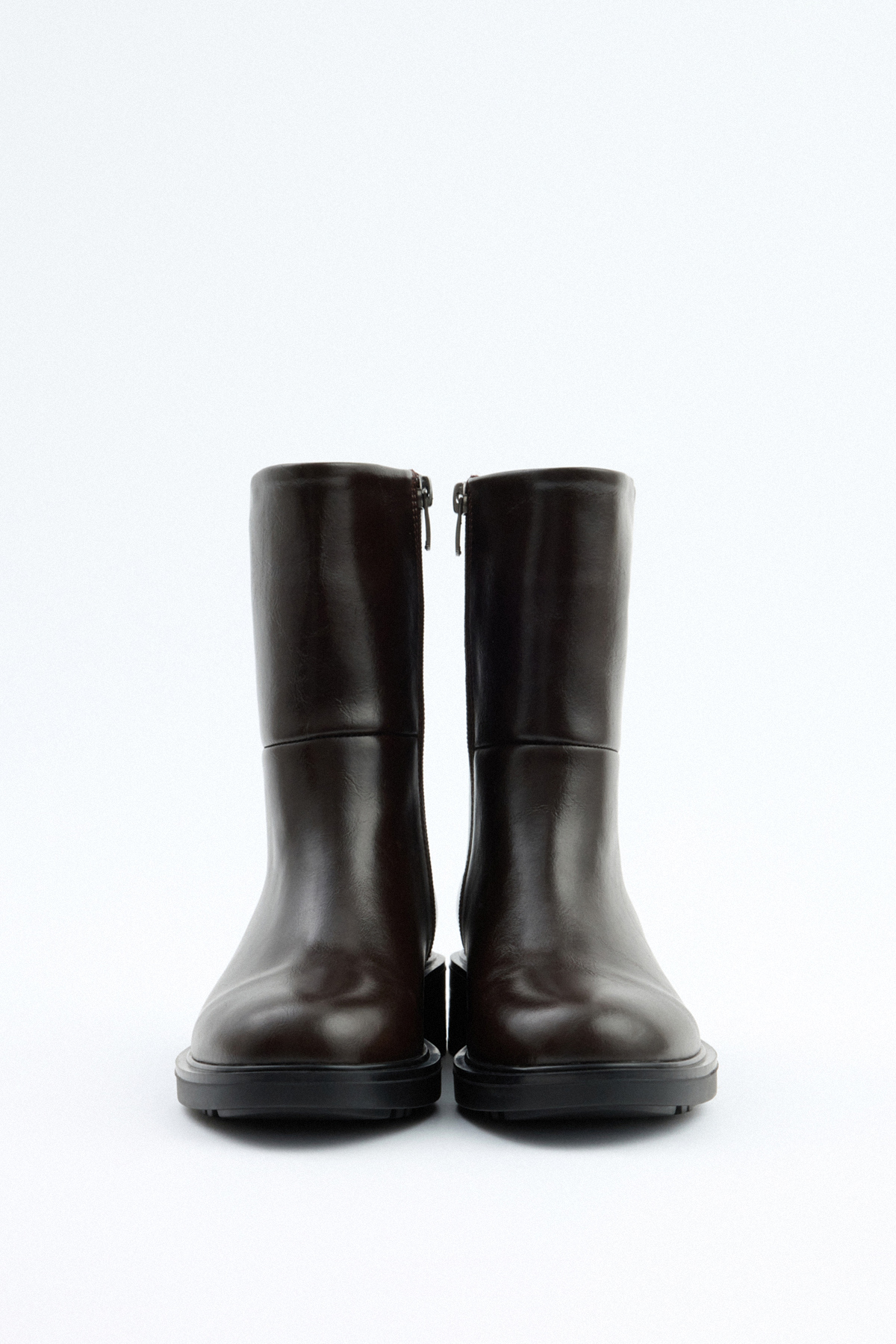 Oval Burun Midi Acı Kahve Kadın Bot