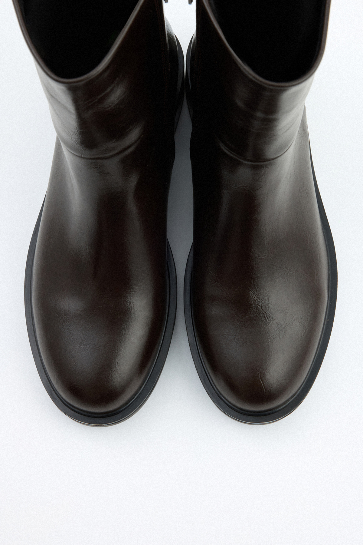 Oval Burun Midi Acı Kahve Kadın Bot