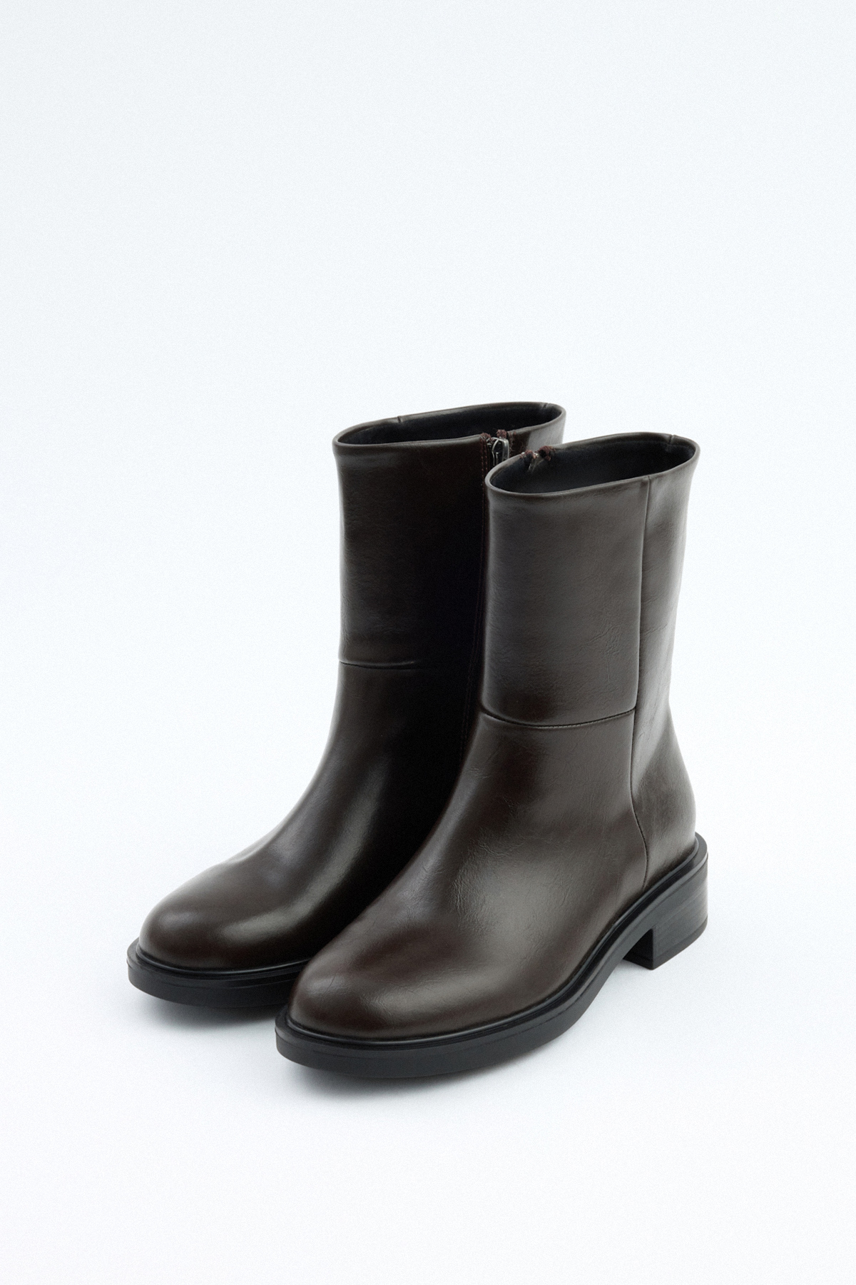 Oval Burun Midi Acı Kahve Kadın Bot