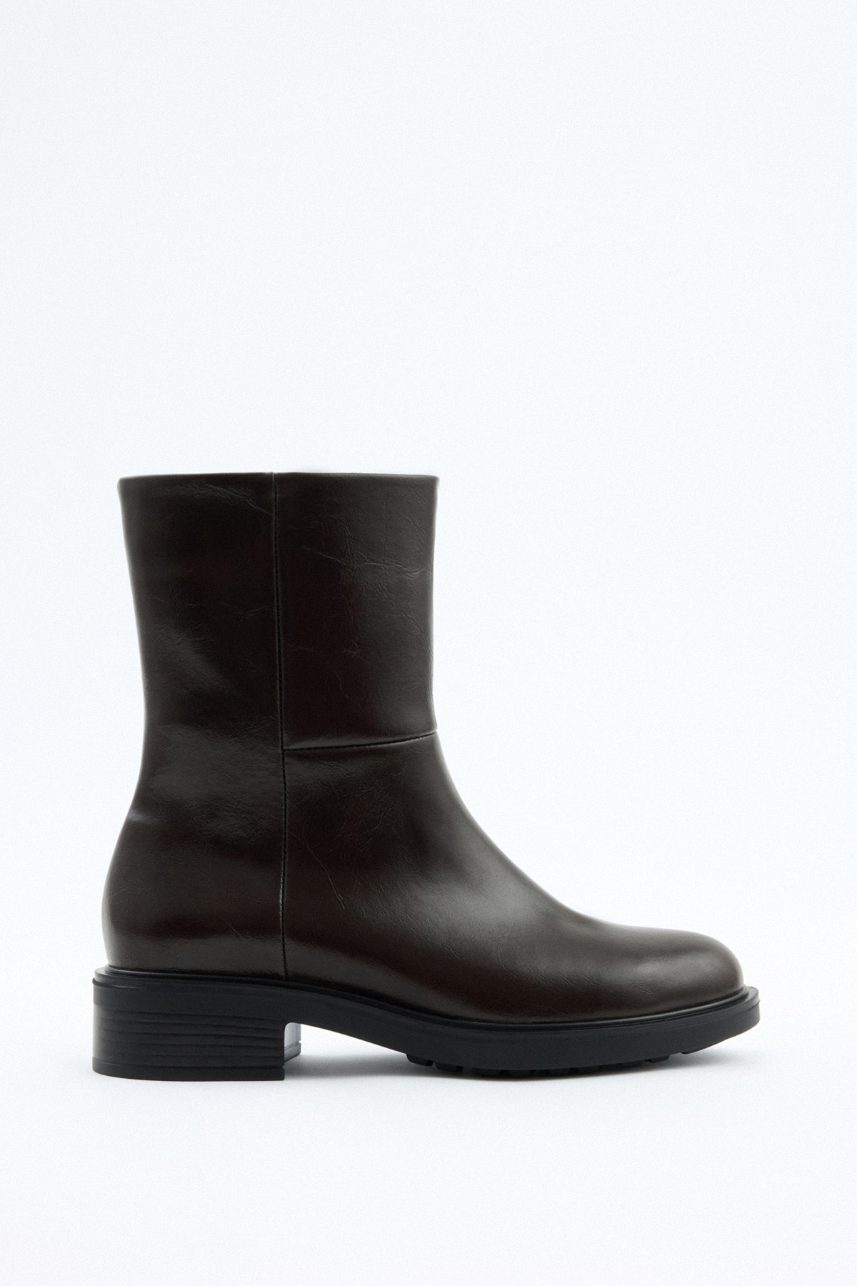 Oval Burun Midi Acı Kahve Kadın Bot