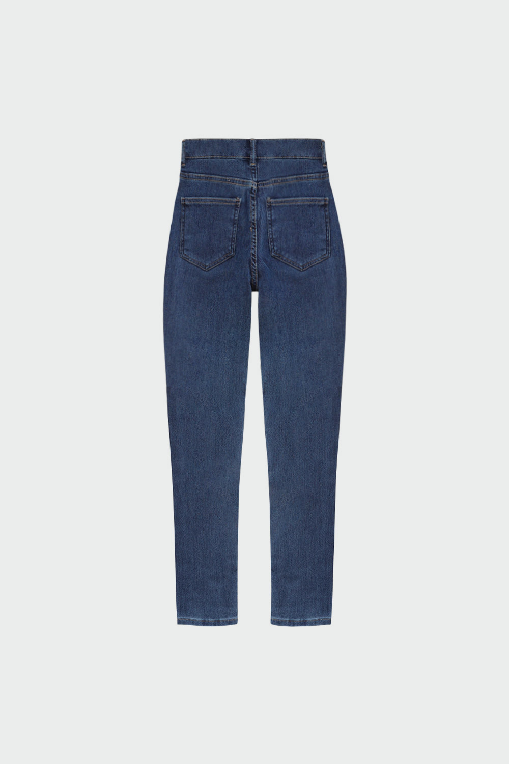 Yüksek Bel Skinny Koyu Mavi Kadın Pantolon