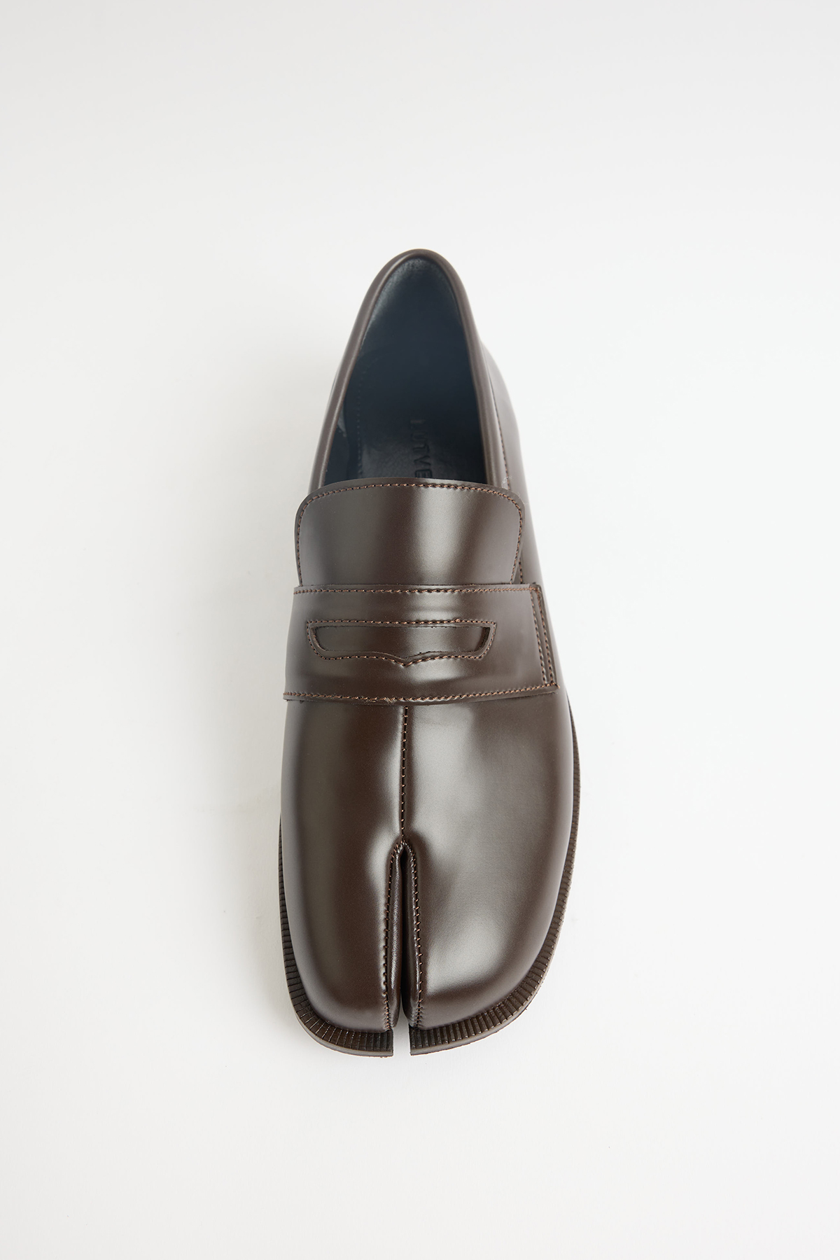 Parmak Arası Klasik Loafer Acı Kahve Kadın Loafer