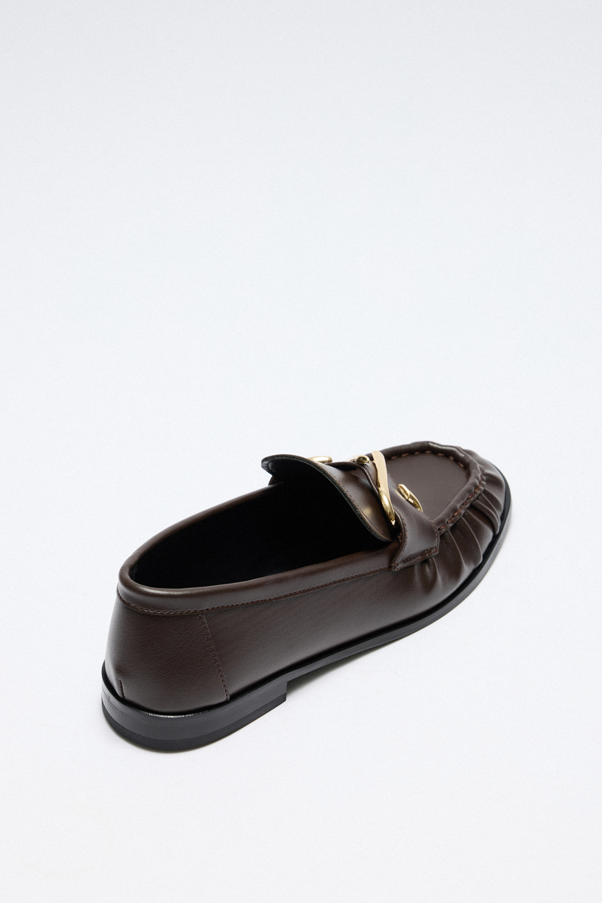 Sarmal Toka Detaylı Acı Kahve Kadın Loafer