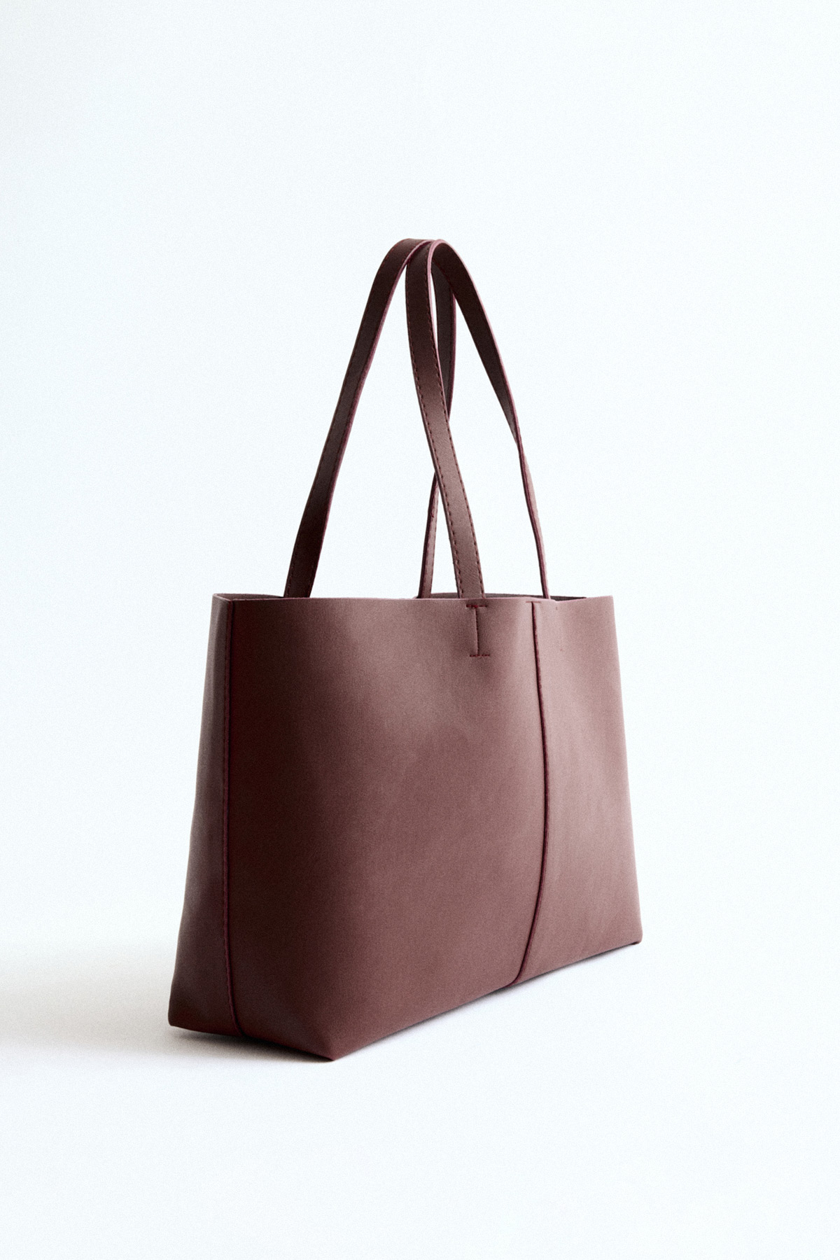 Shopper Orta Boy Bordo Kadın Çanta