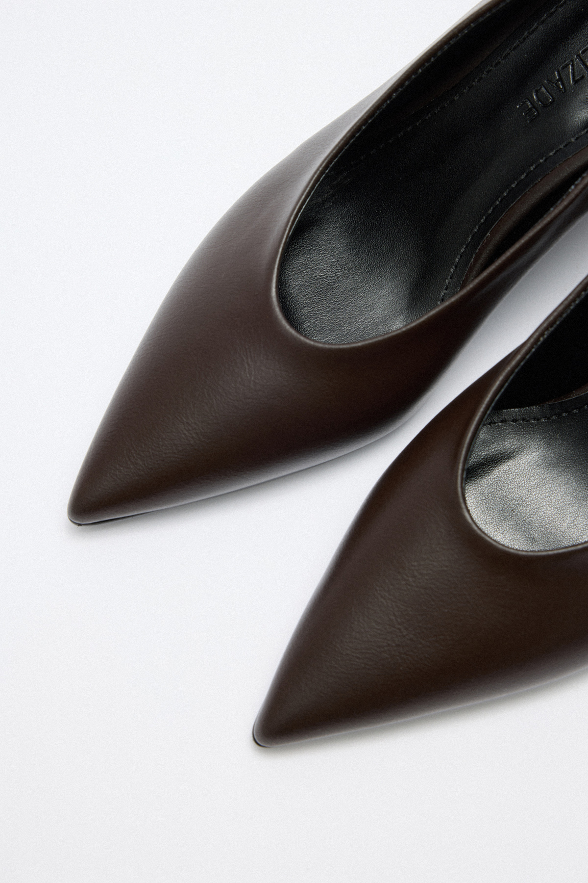 Sivri Burun Dolgu Acı Kahve Kadın Topuklu